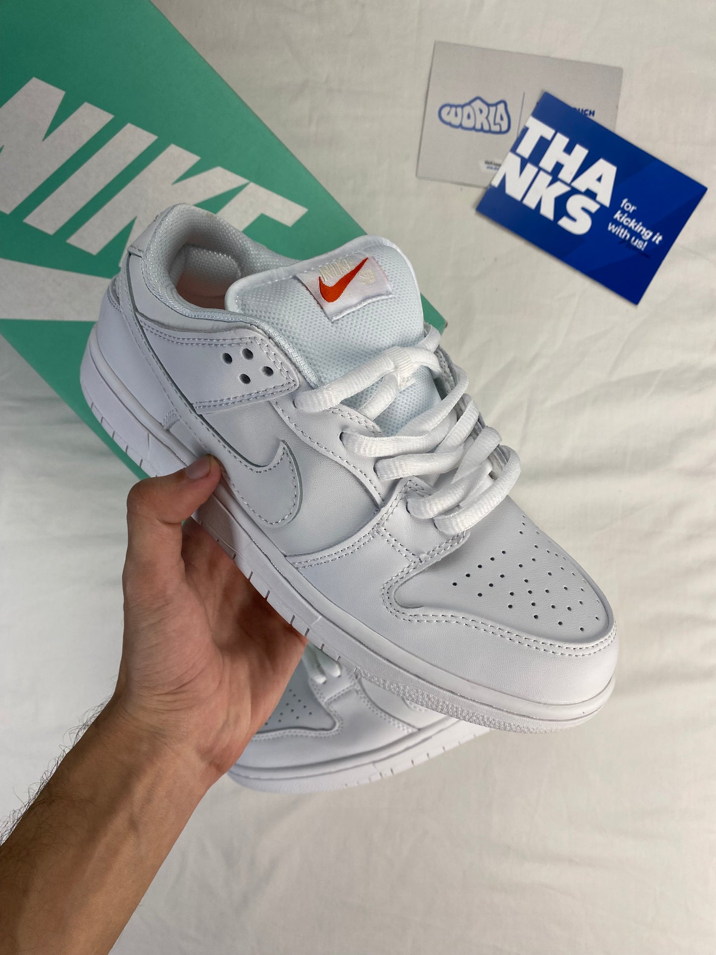 Nike Dunk Low Pro SB 'Triple White'