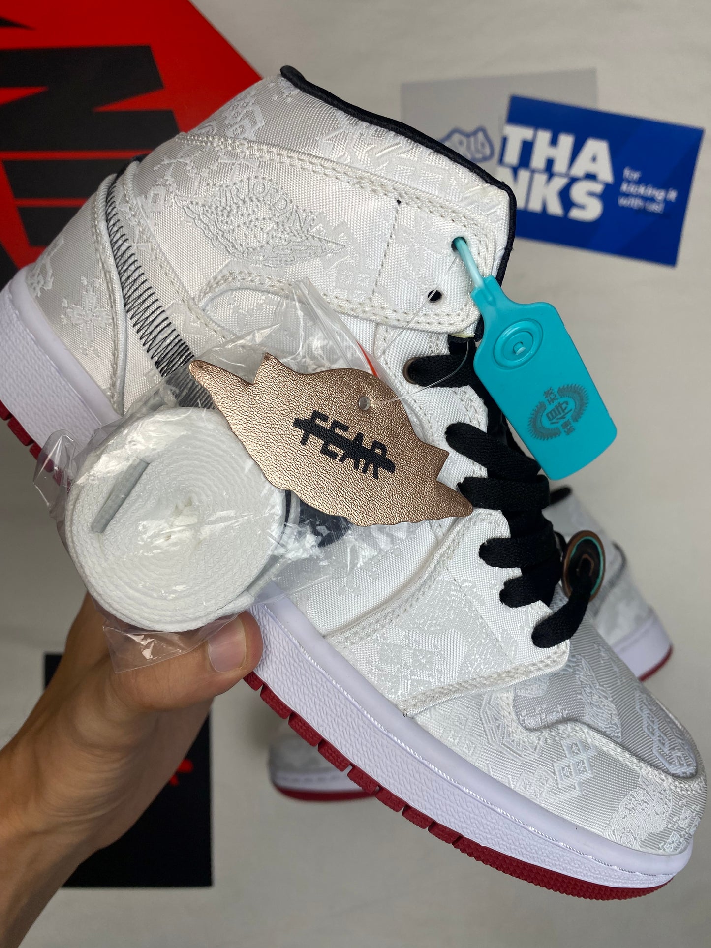 CLOT x Air Jordan 1 Mid 'Fearless'
