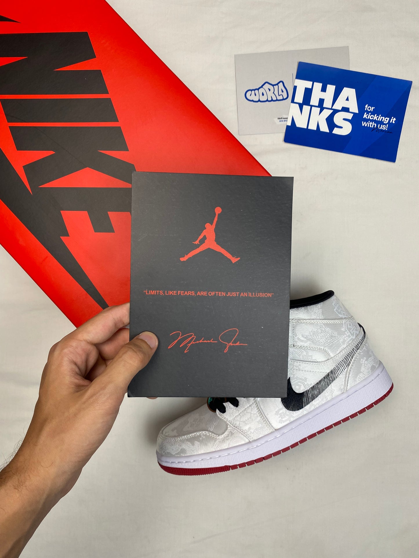 CLOT x Air Jordan 1 Mid 'Fearless'
