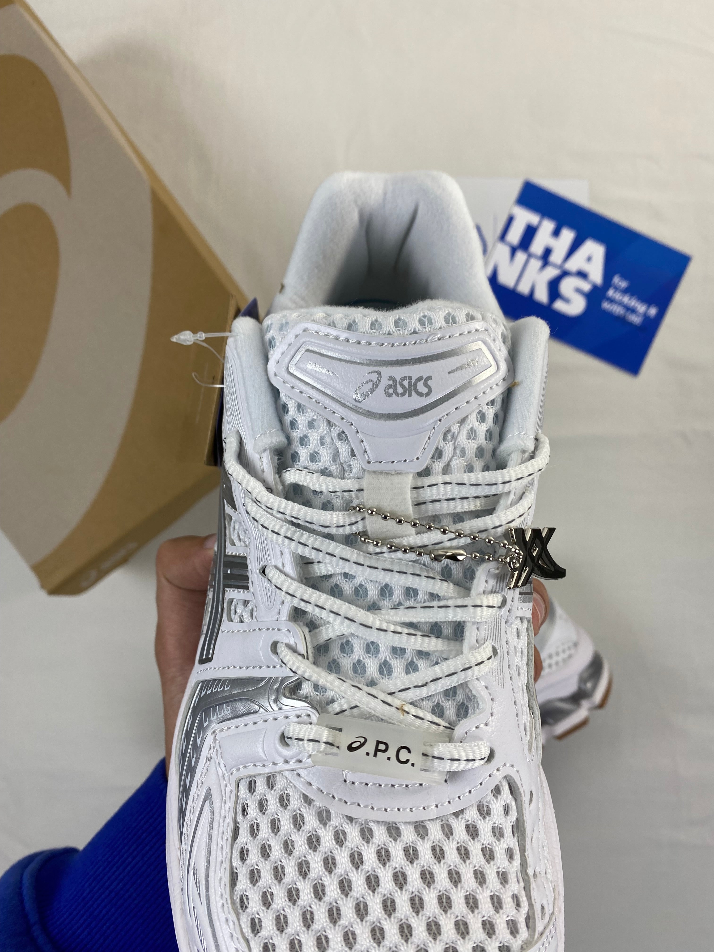 ASICS A.P.C. x Gel Kayano 14 'White Pure Silver'