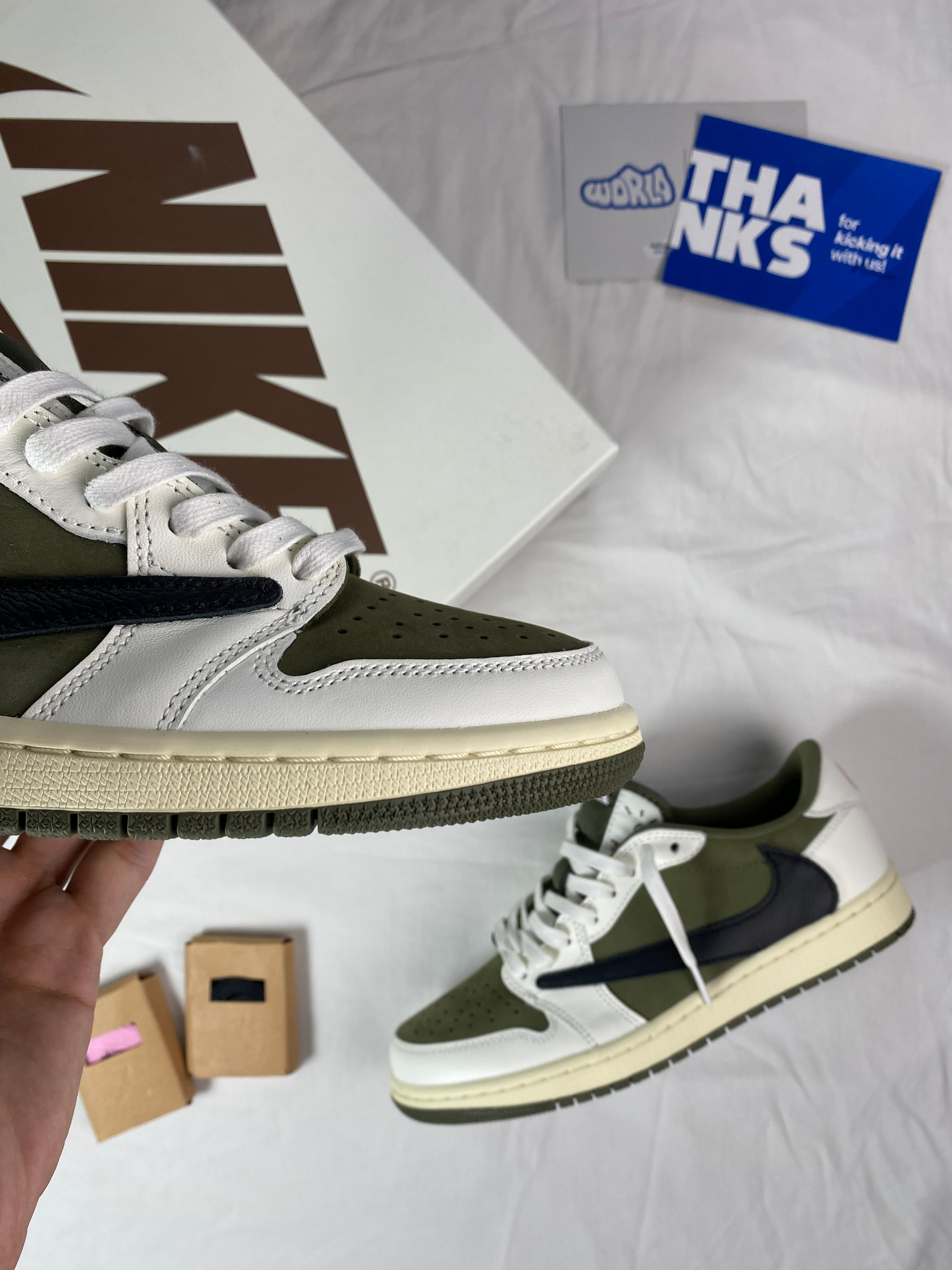 Travis Scott x Jordan 1 Low OG SP 'Reverse Olive / Medium Olive'