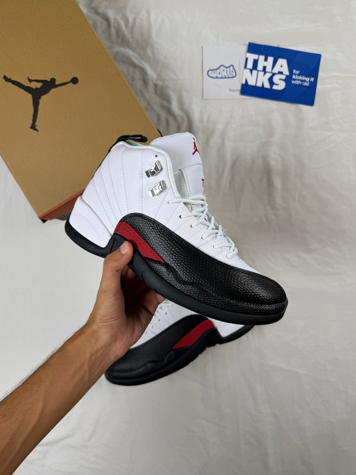 Jordan 12 Retro GS 'Red Taxi'