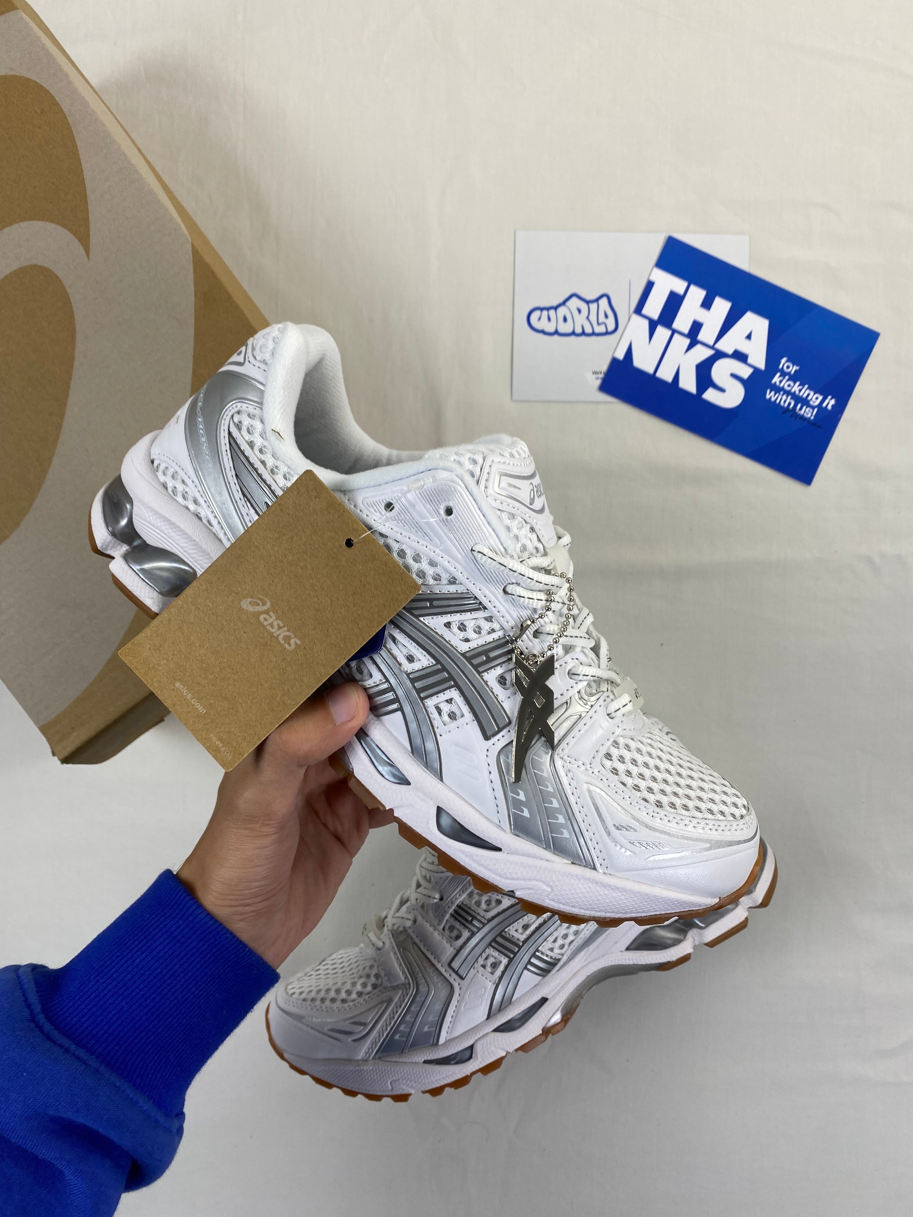 ASICS A.P.C. x Gel Kayano 14 'White Pure Silver'