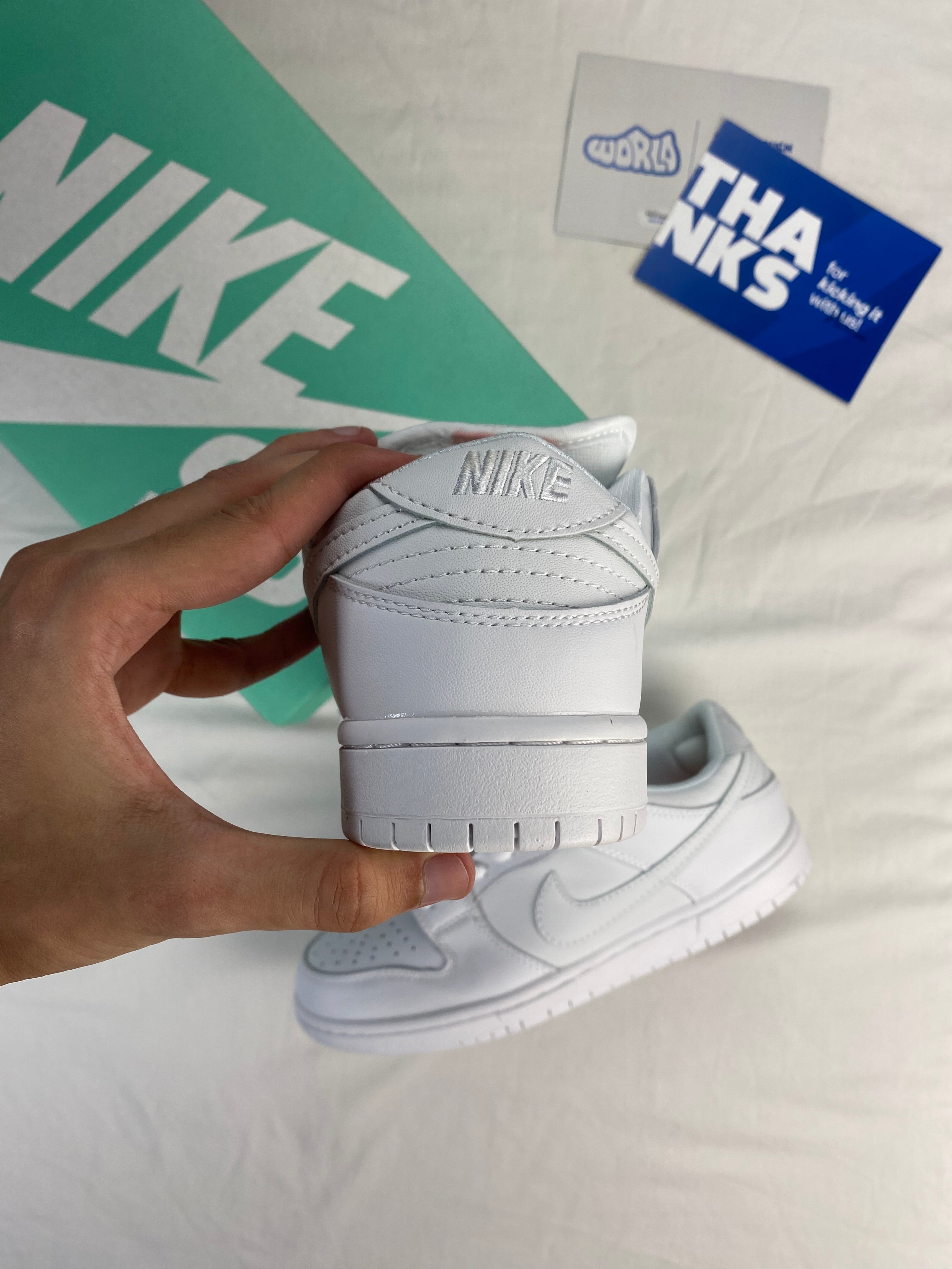 Nike Dunk Low Pro SB 'Triple White'