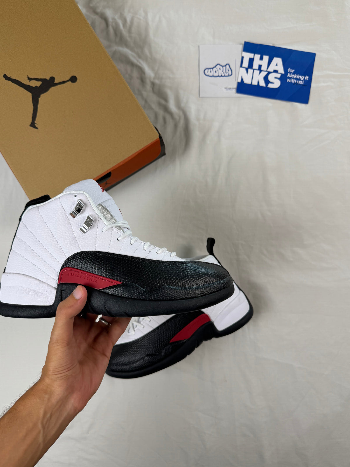 Jordan 12 Retro GS 'Red Taxi'