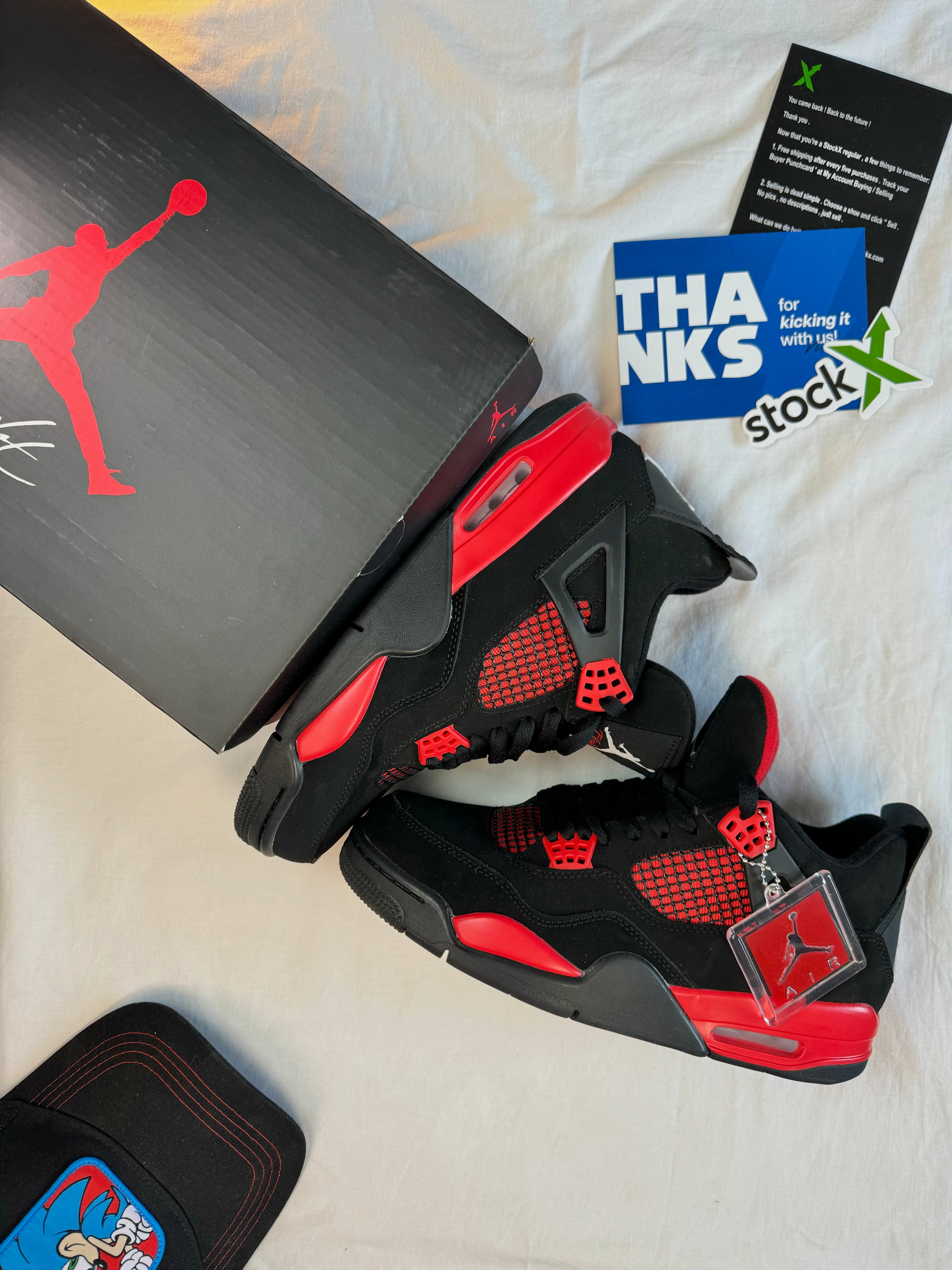 AIR JORDAN 4 RETRO 'RED THUNDER'