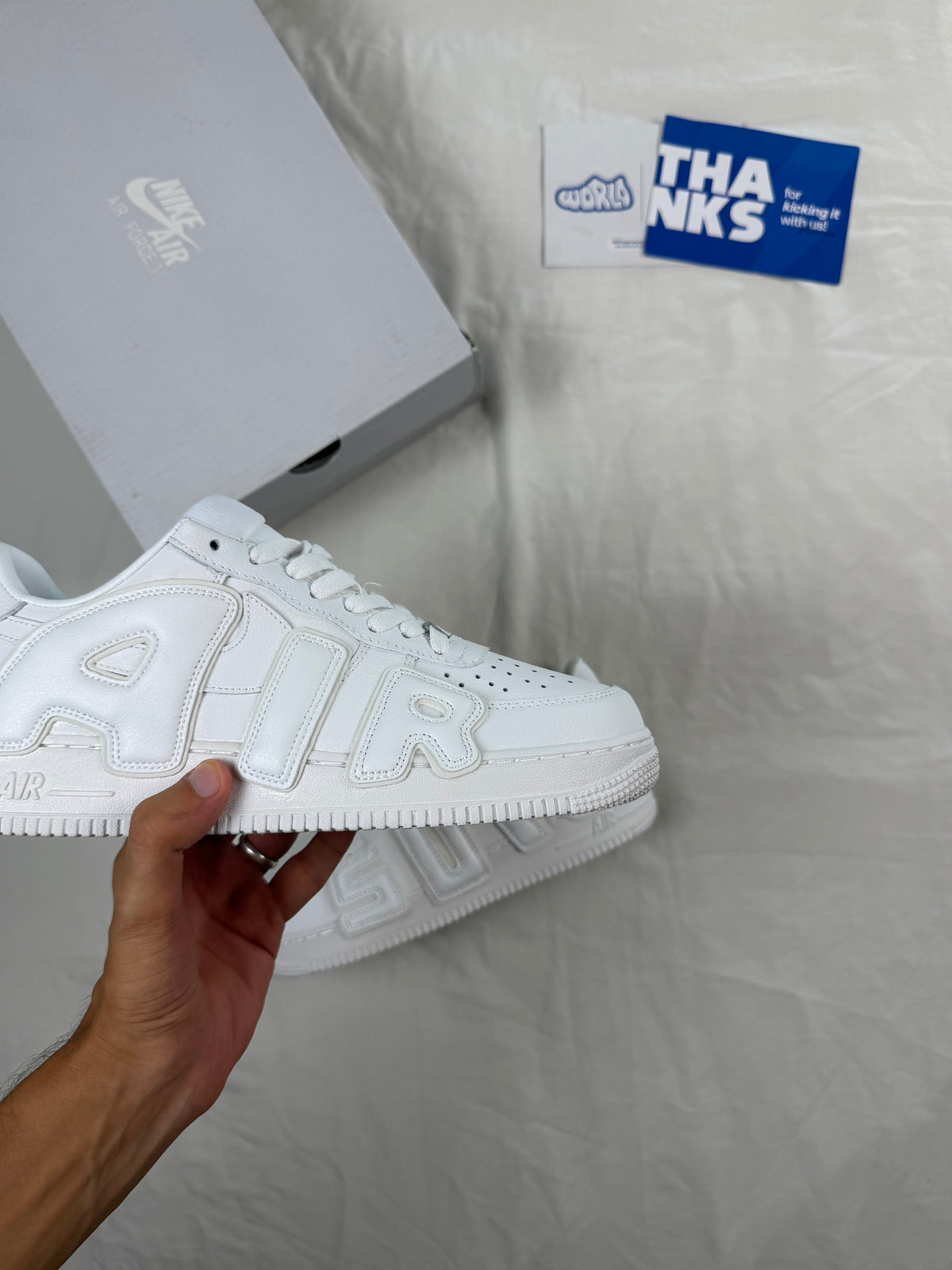 Nike x CPFM Air Force 1 "Triple White"