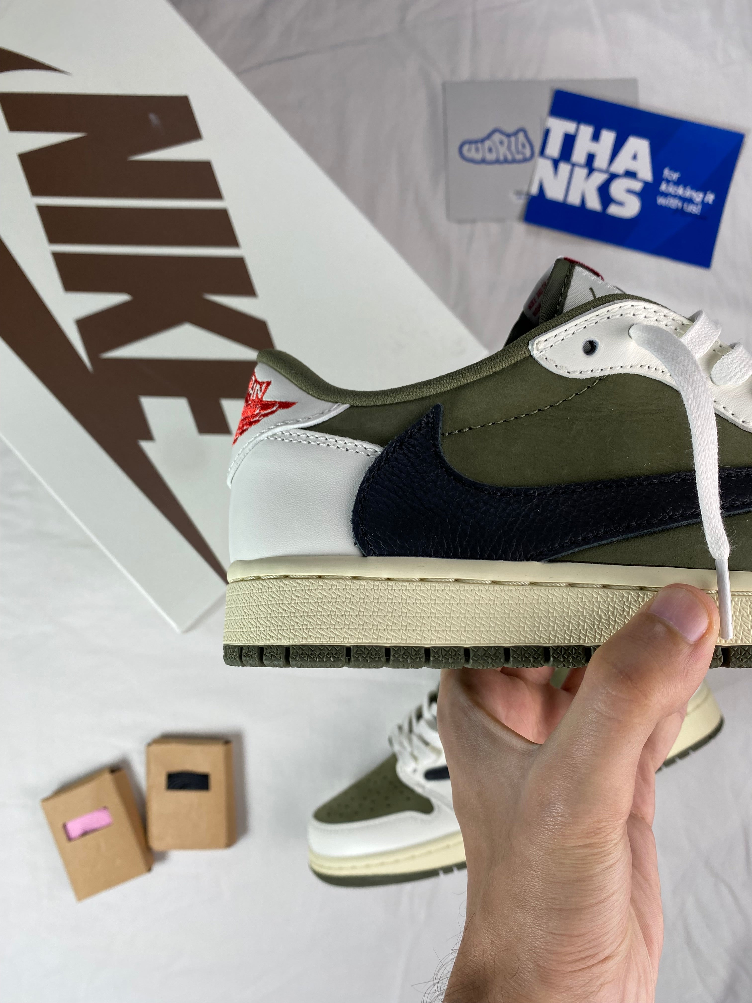 Travis Scott x Jordan 1 Low OG SP 'Reverse Olive / Medium Olive'