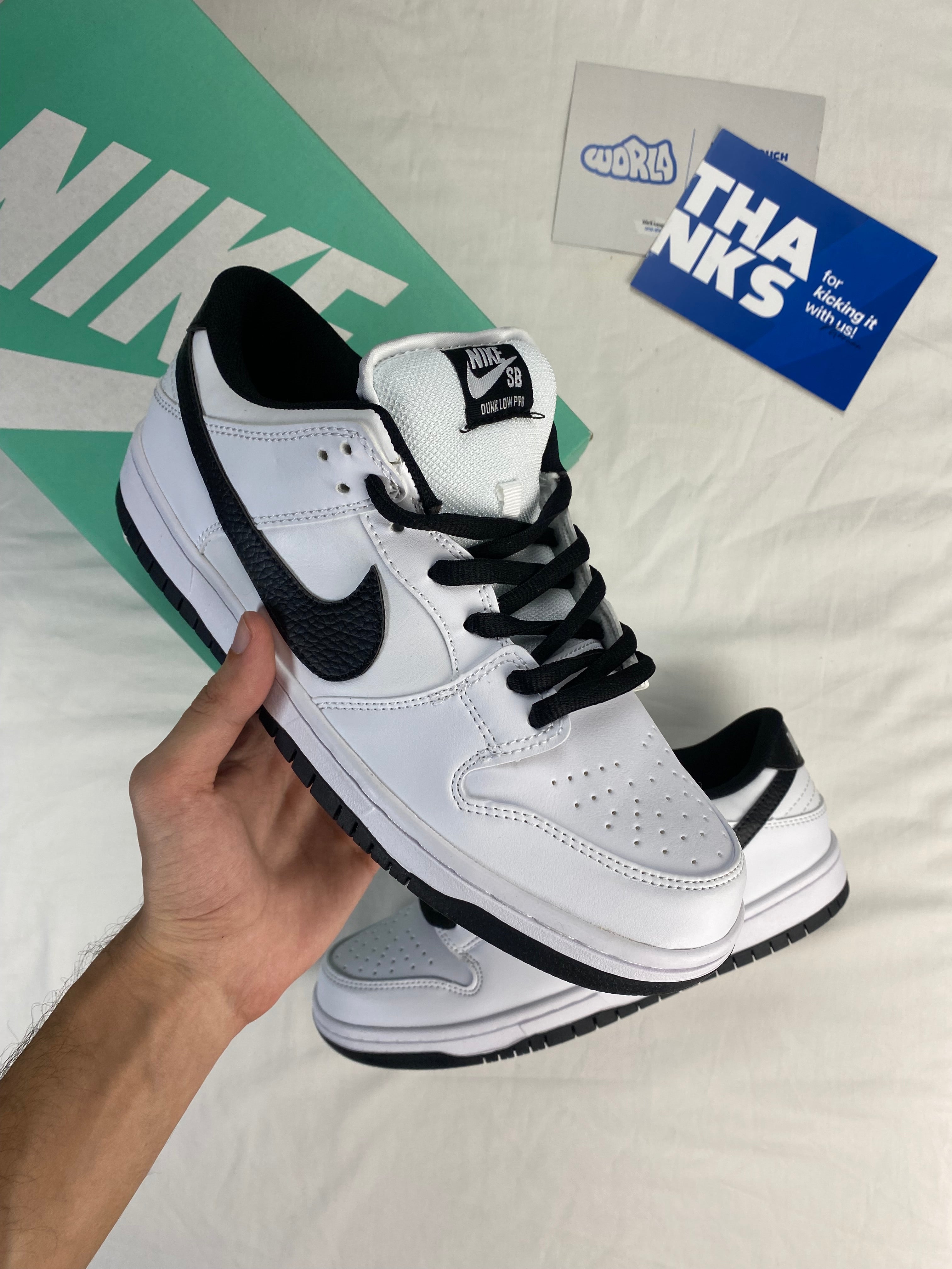 Nike Dunk Low Pro SB 'White Black'