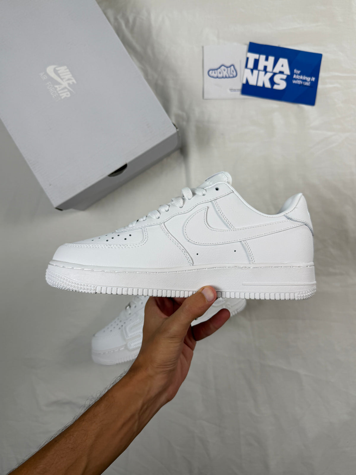 Nike x CPFM Air Force 1 "Triple White"