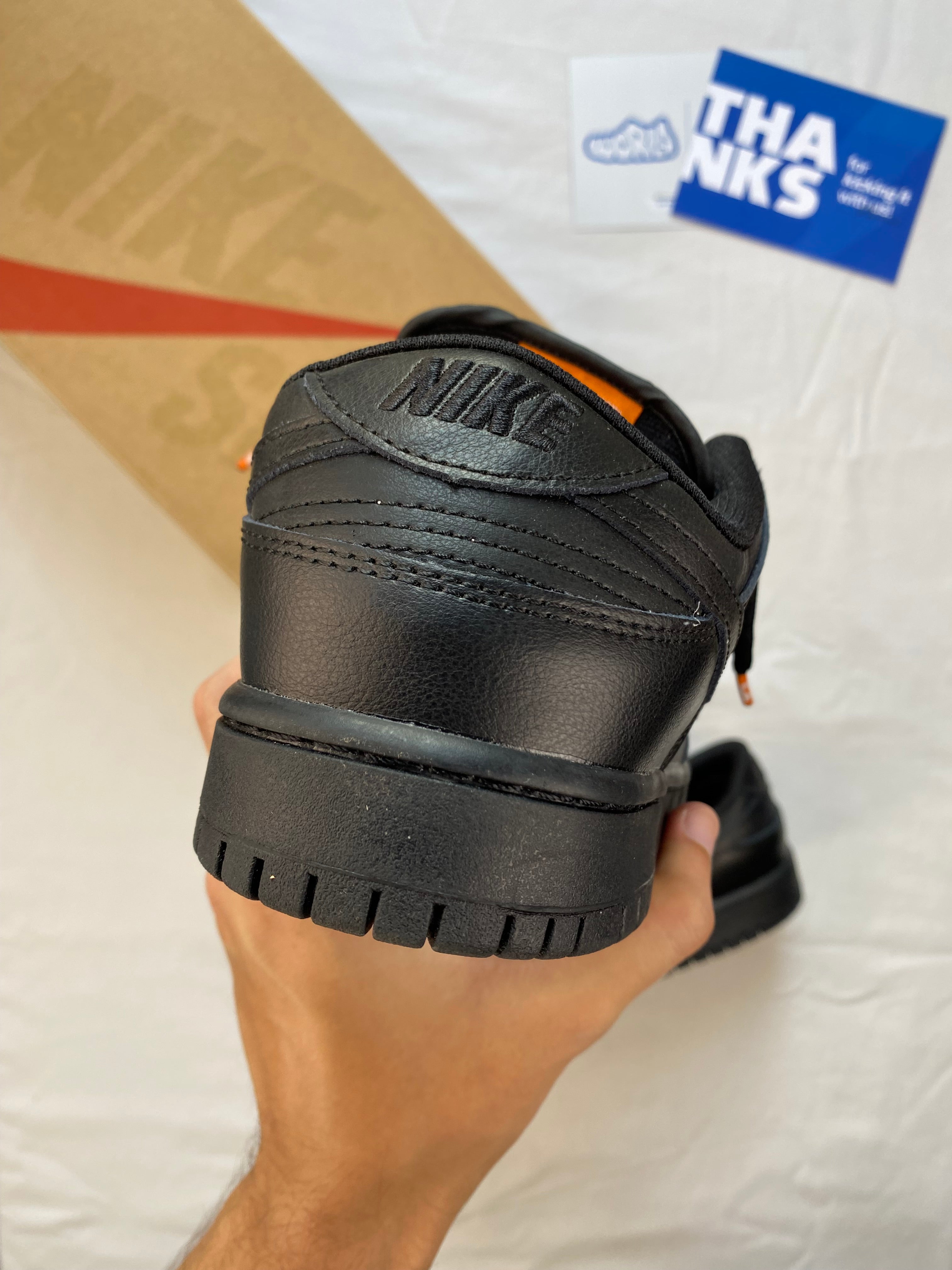 Nike Dunk Low Pro SB 'Triple Black' Sample