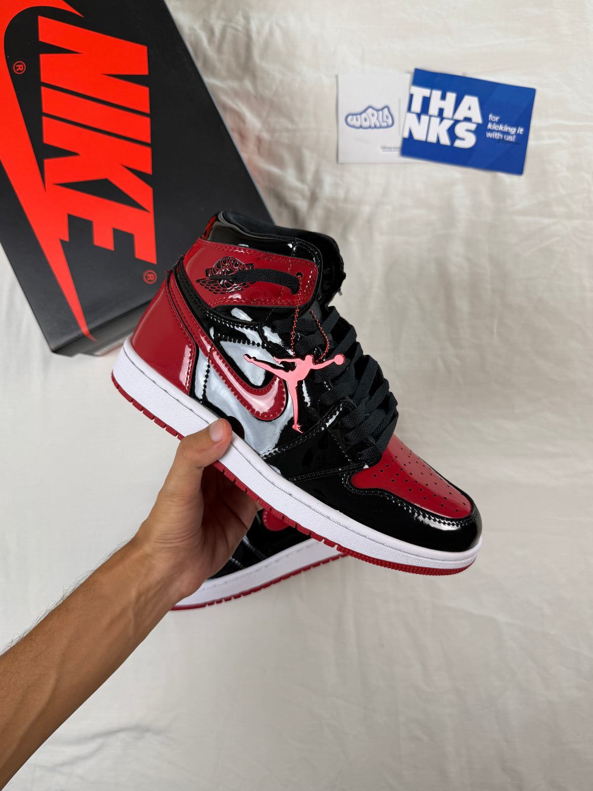 Jordan 1 Retro High OG 'Patent Bred'