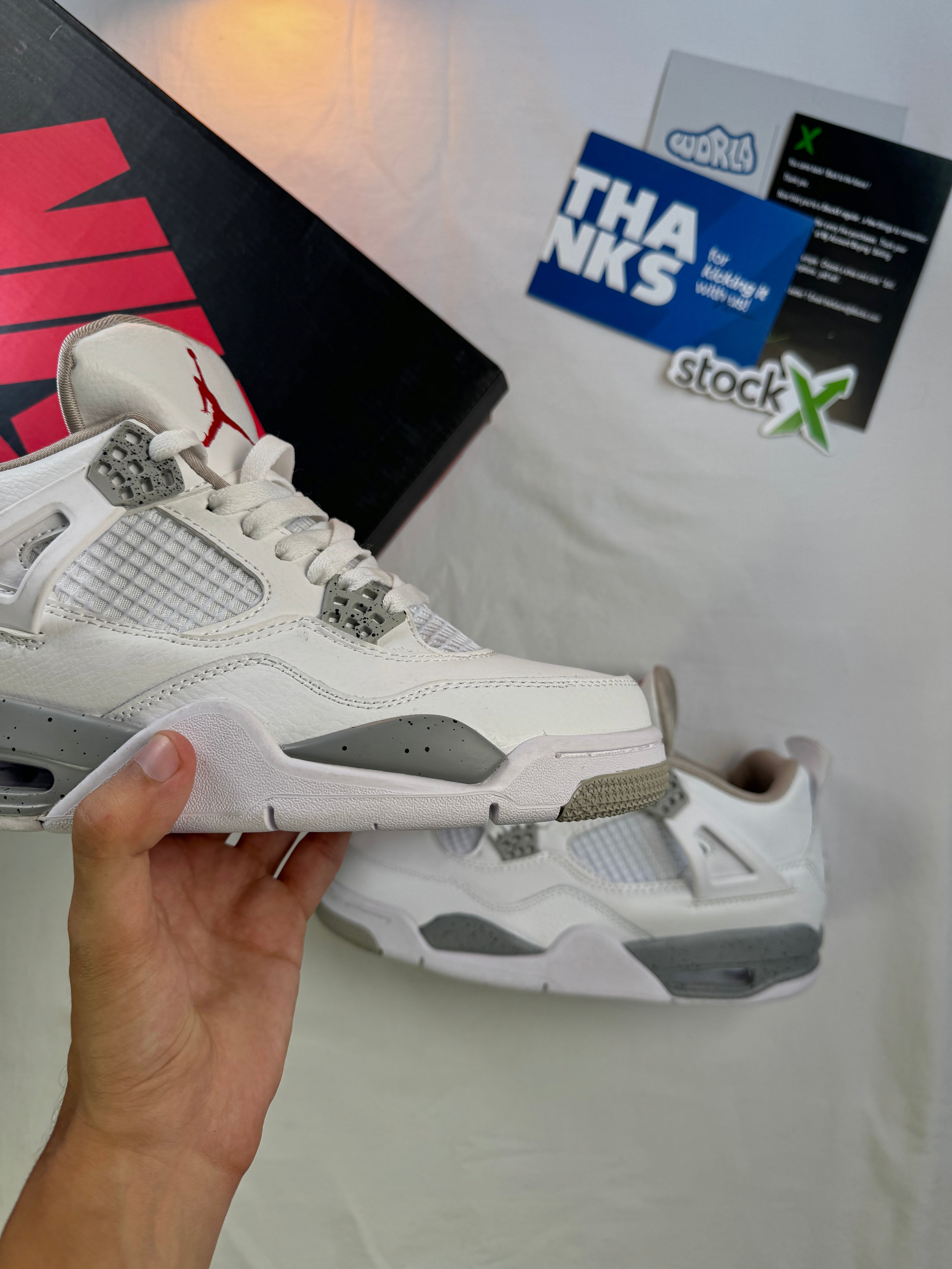 AIR JORDAN 4 RETRO 'WHITE OREO'