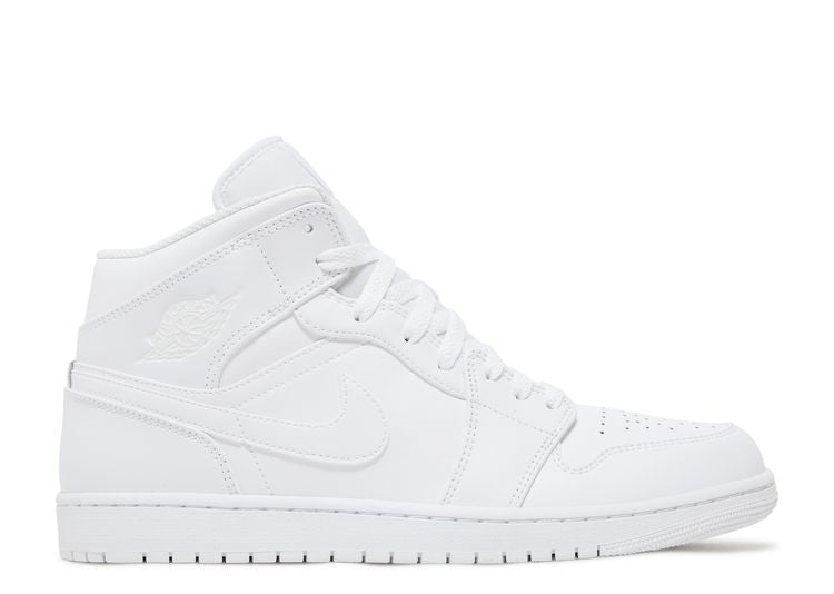 Jordan 1 Mid 'Triple White'