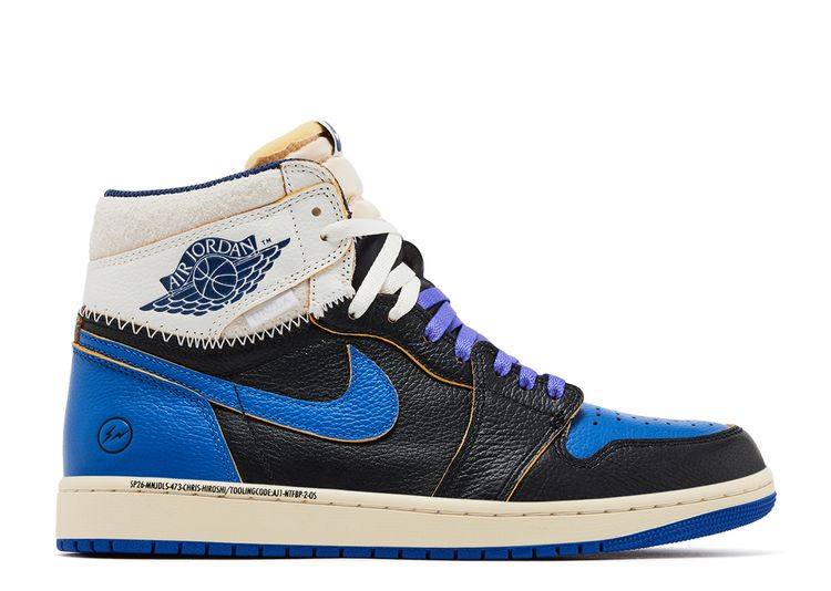 Fragment Design x Union LA x Jordan 1 Retro High OG 'Sport Royal'