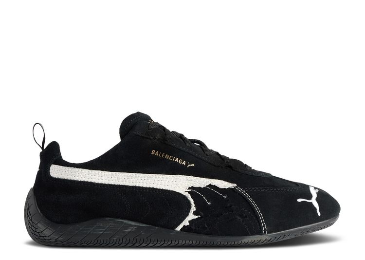 Balenciaga x Puma Speedcat Suede 'Black White'