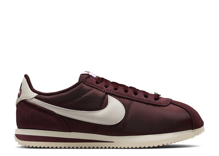Nike Cortez Textile Shoes 'Burgundy Crush/Sail'
