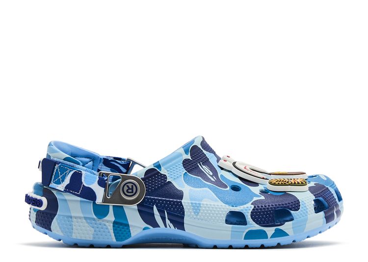 Crocs BAPE x Classic Clog 'ABC Camo - Blue'