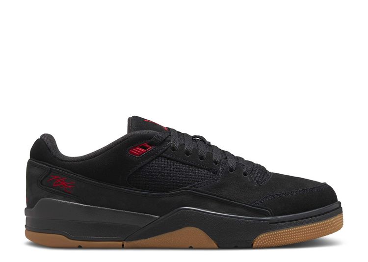 Jordan Flight Court 'Black Red Gum'