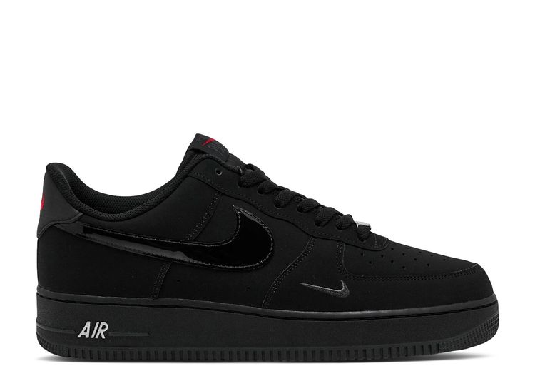 Nike Air Force 1 Low '07 LV8 'Black Patent Swoosh'