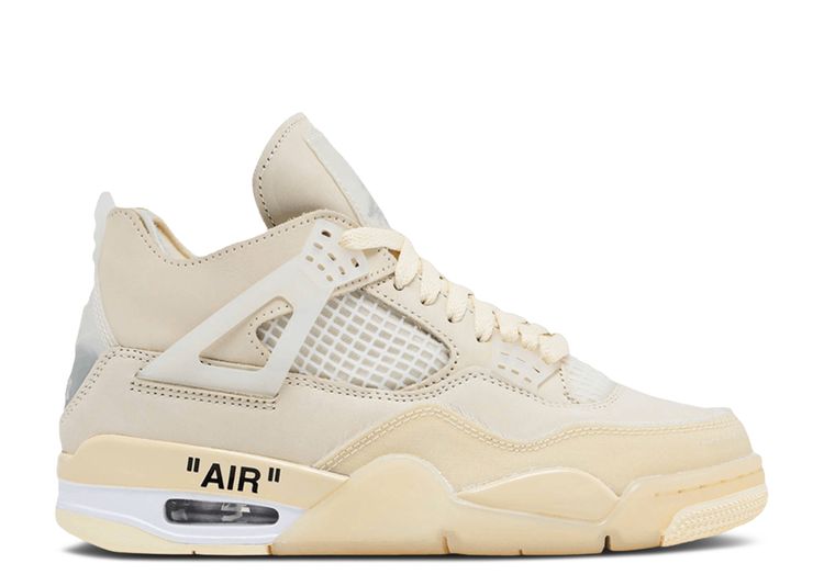 Off-White x Jordan 4 SP 'Sail'