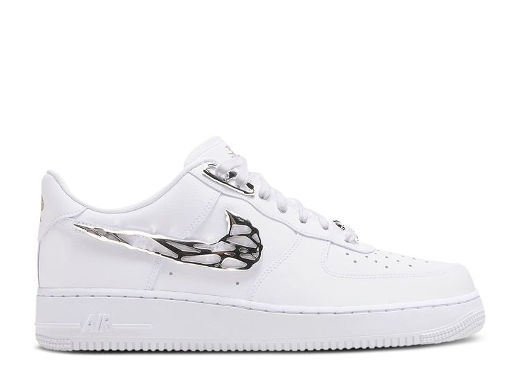 Nike Air Force 1 '07 Premium 'Molten Metal Swoosh Pack - Chrome'