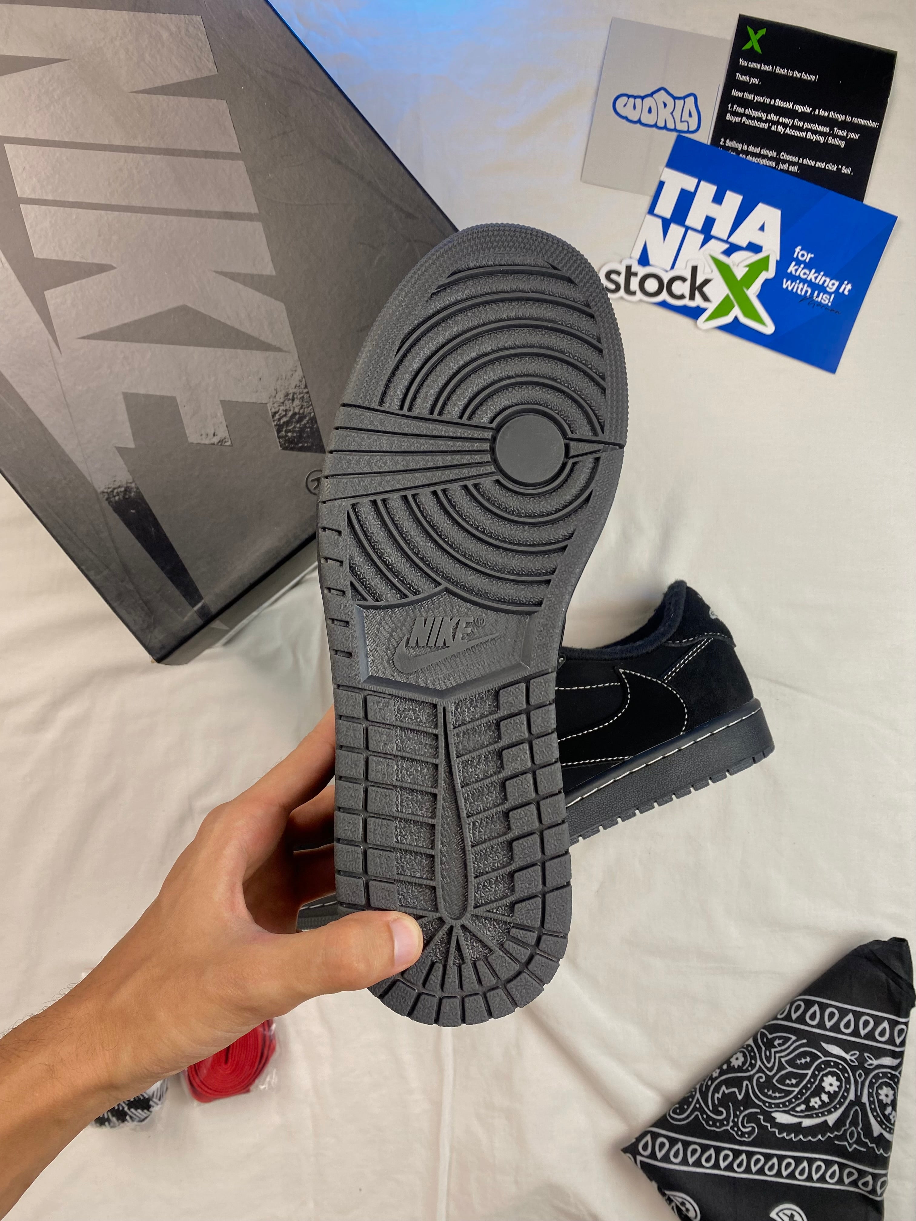 Travis Scott x Air Jordan 1 Low OG SP 'Black Phantom'