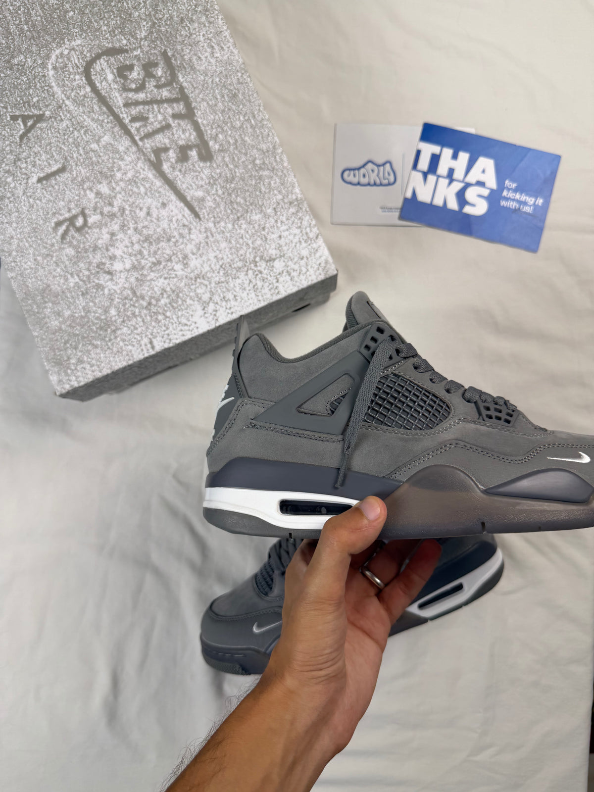 Nigel Sylvester x Jordan 4 Retro OG SP 'Wolf Grey'