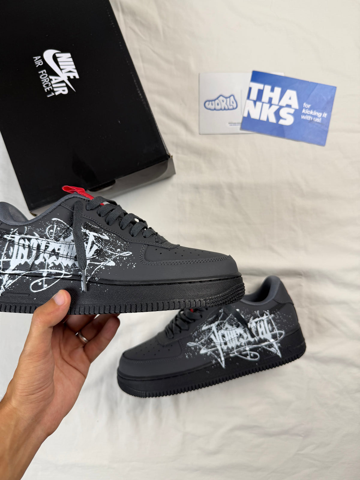 Nike Air Force 1 Low Anthracite Custom