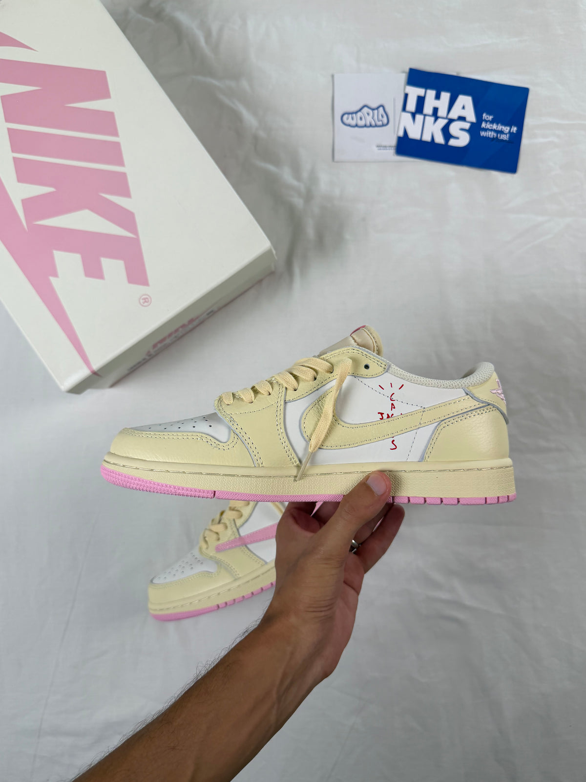 Travis Scott x Jordan 1 Retro Low OG 'Shy Pink'