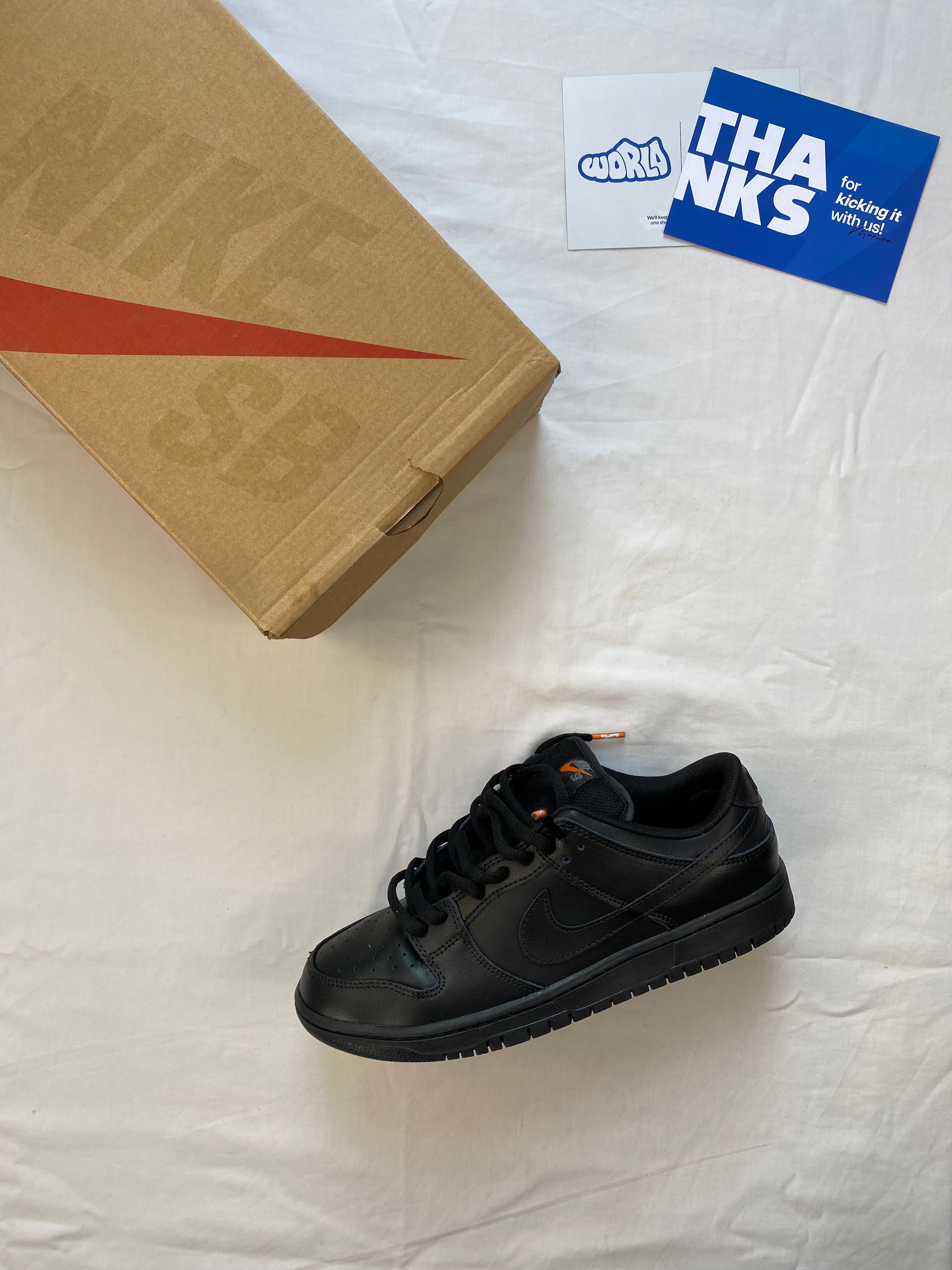 Nike Dunk Low Pro SB 'Triple Black' Sample