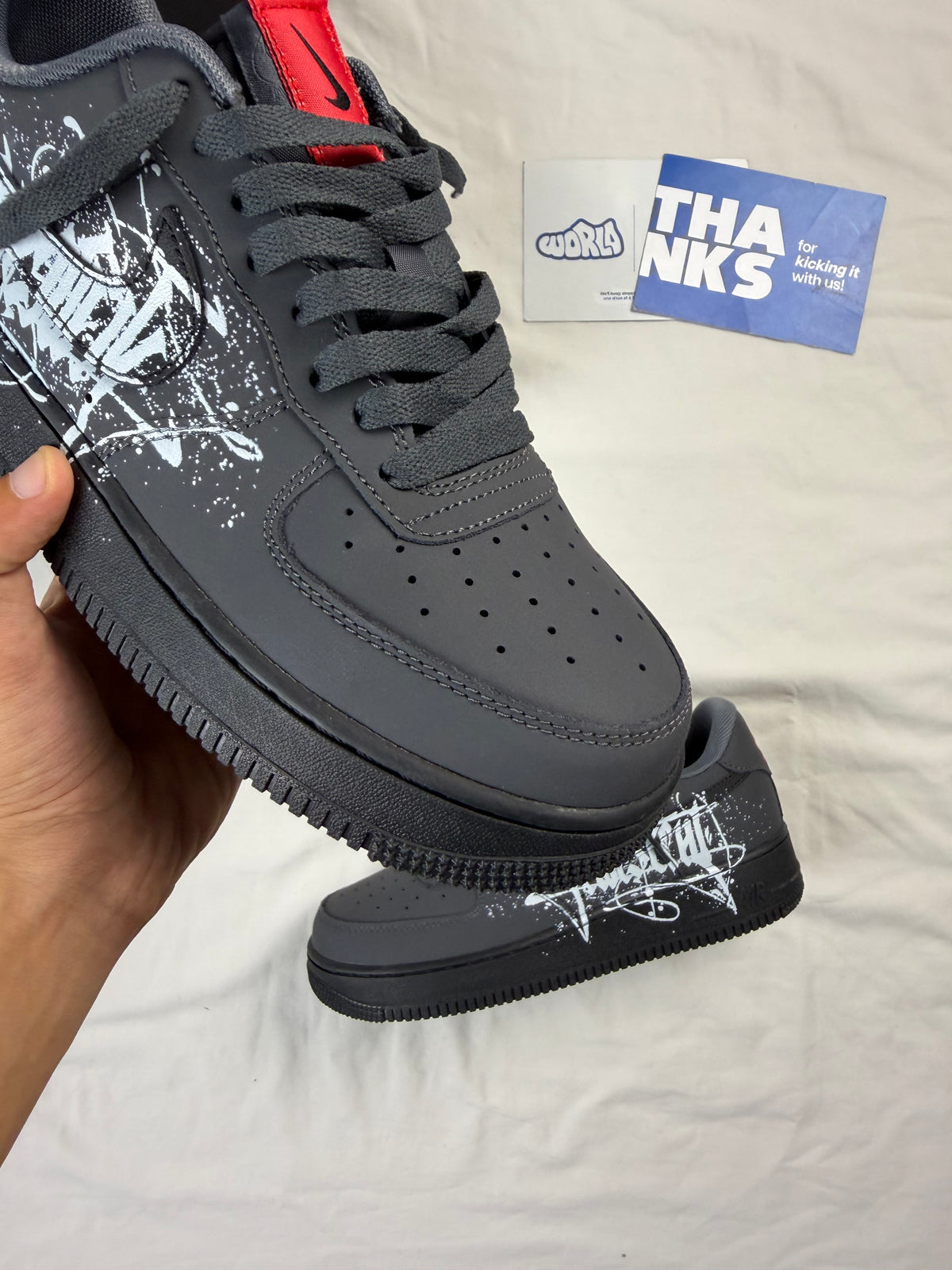 Nike Air Force 1 Low Anthracite Custom