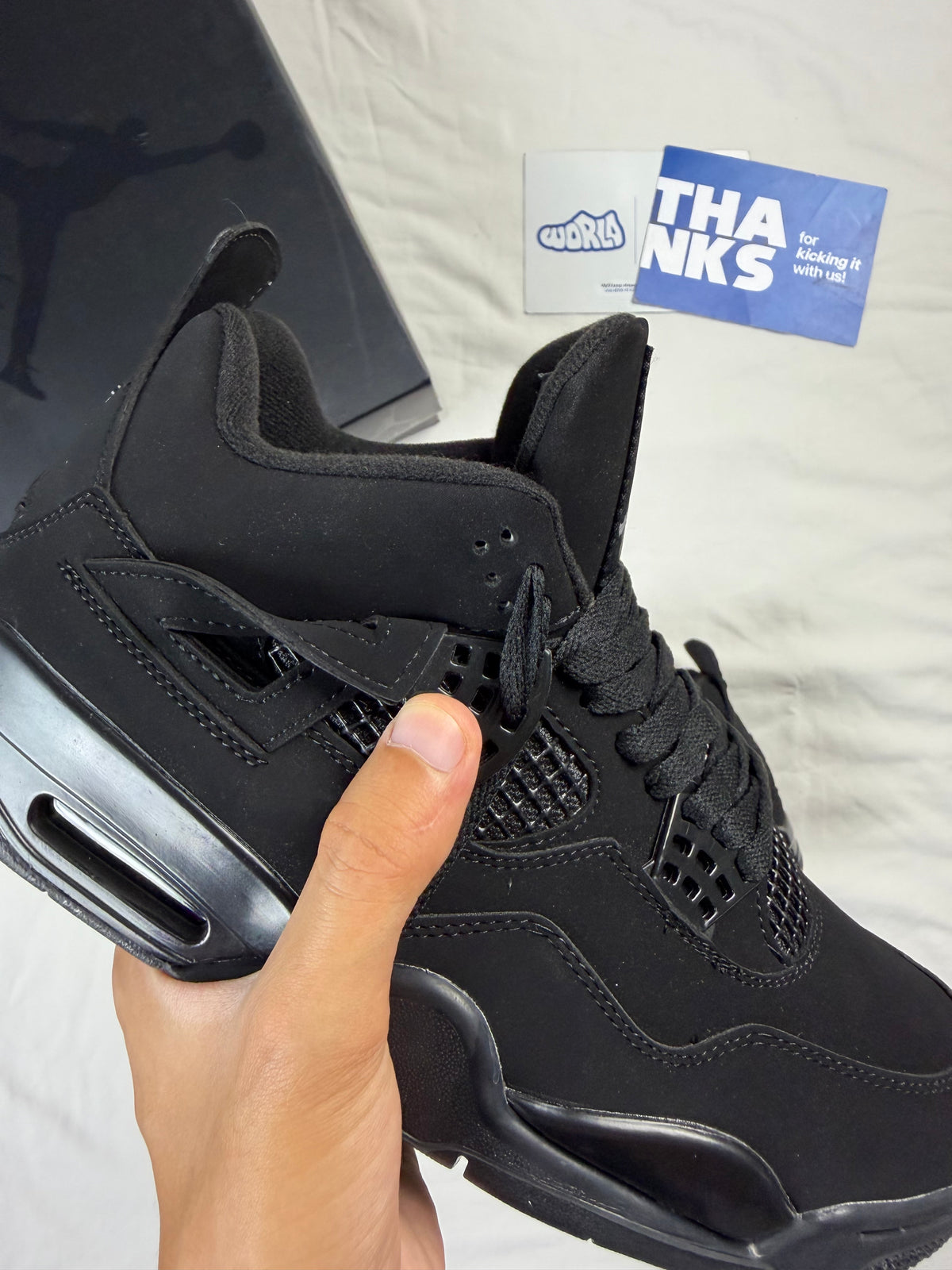 Air Jordan 4 Retro GS 'Black Cat'