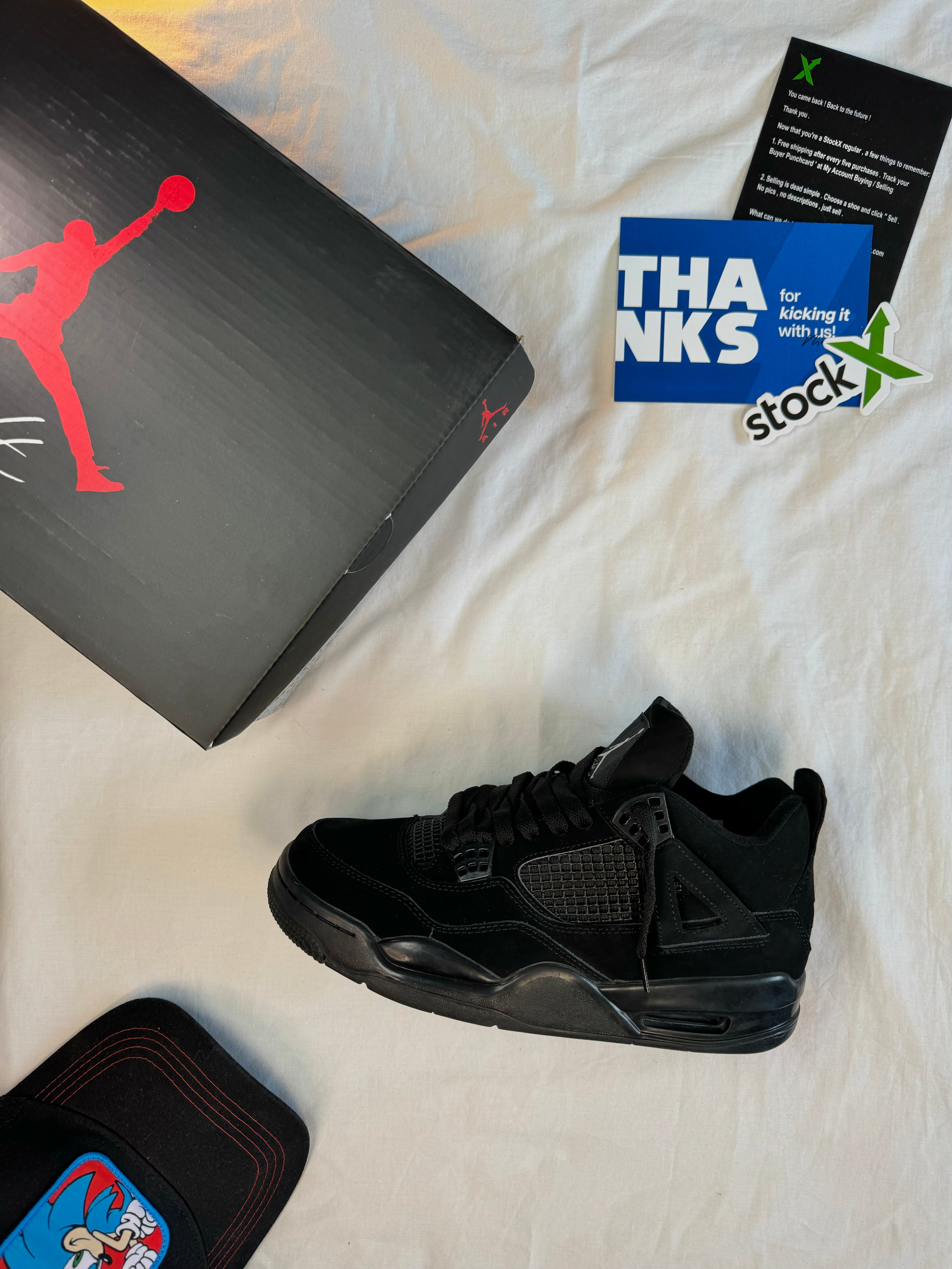 Air Jordan 4 Retro GS 'Black Cat'