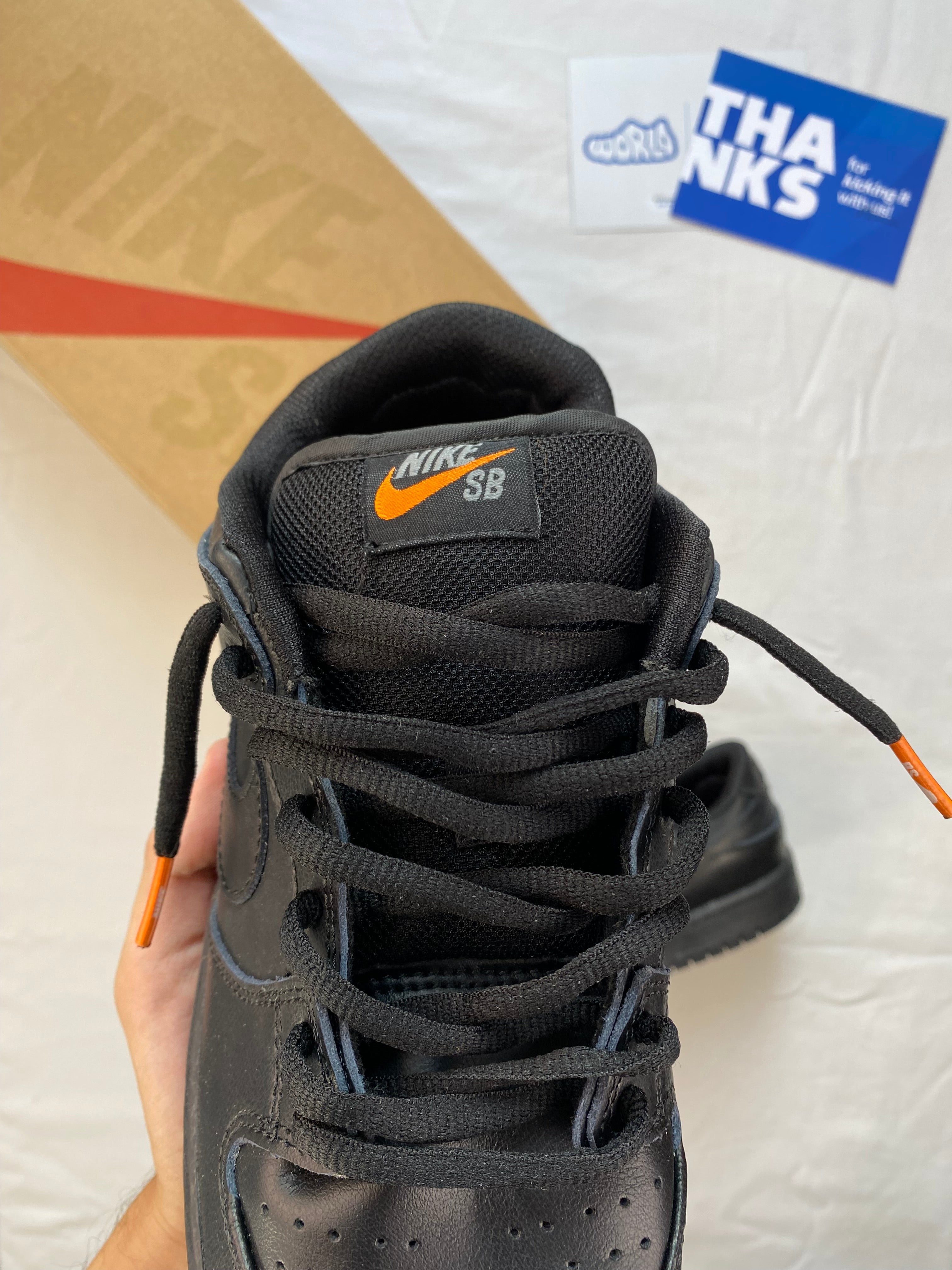 Nike Dunk Low Pro SB 'Triple Black' Sample