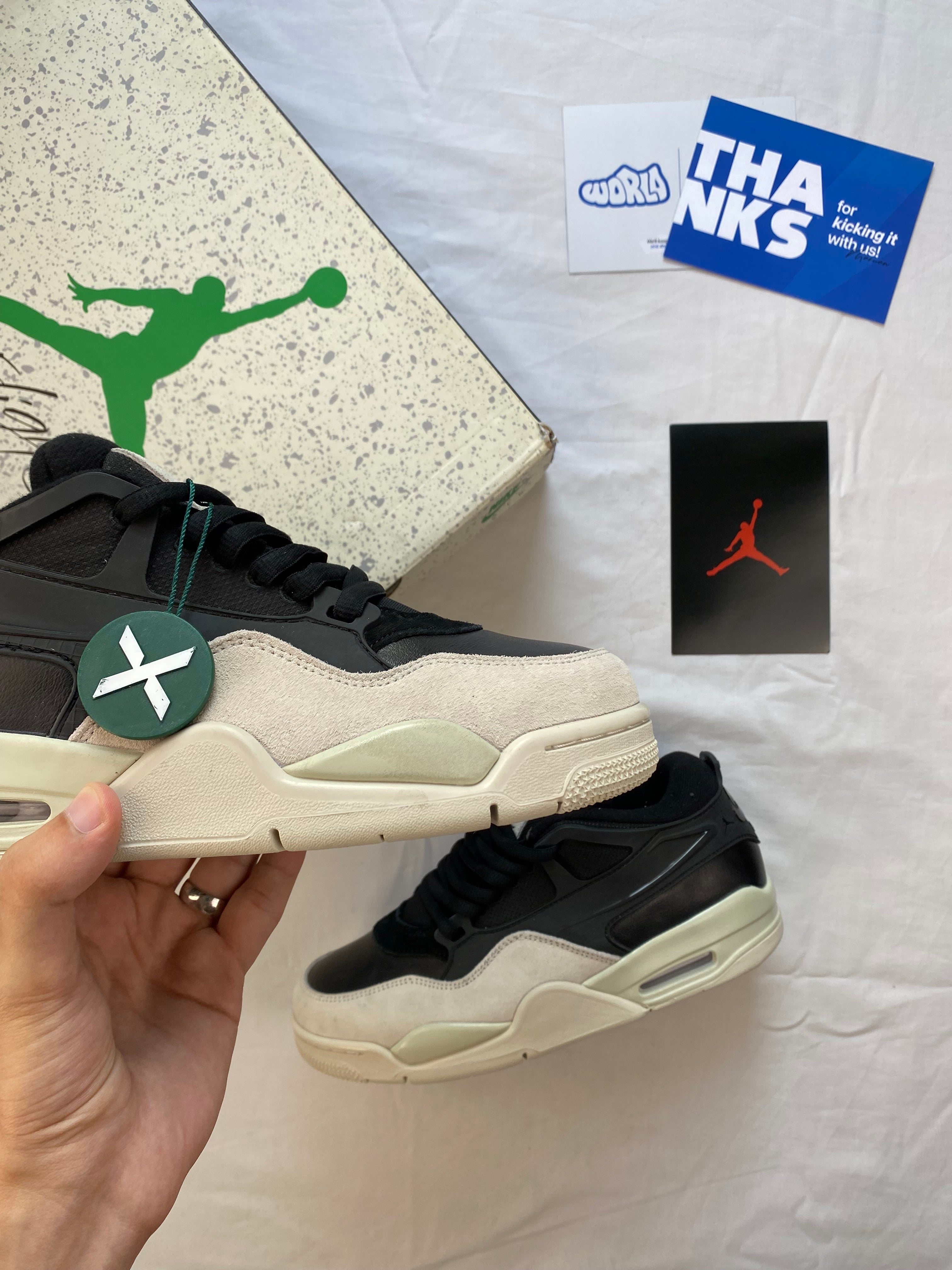 Jordan 4 RM 'Black Light Bone'