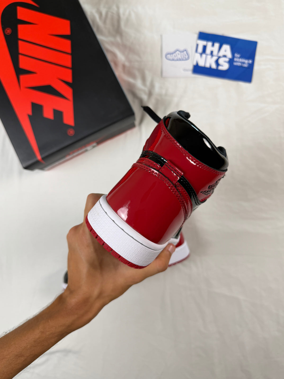Jordan 1 Retro High OG 'Patent Bred'