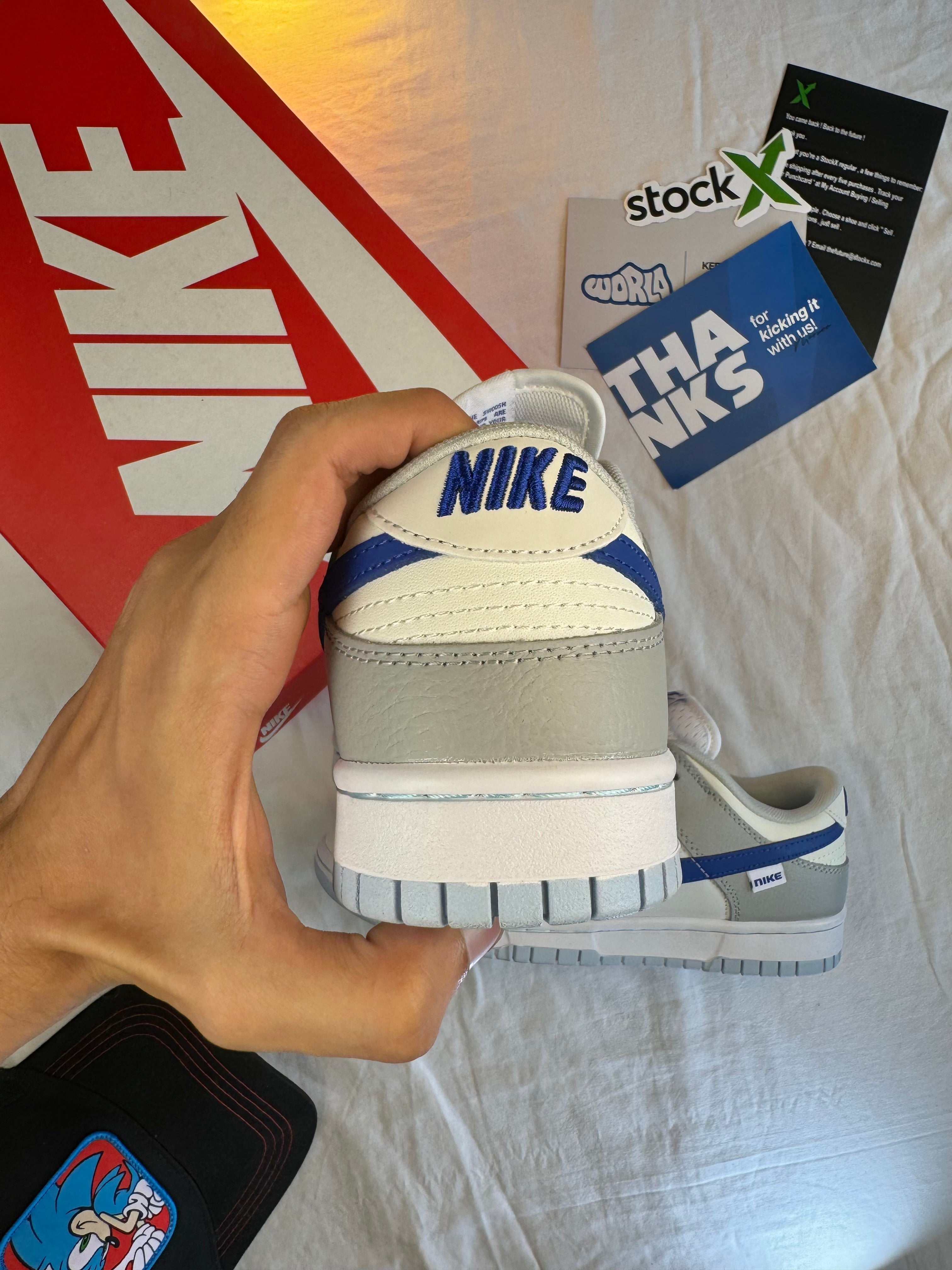 Nike DUNK LOW GS 'JUST STITCH IT - HYPER ROYAL'