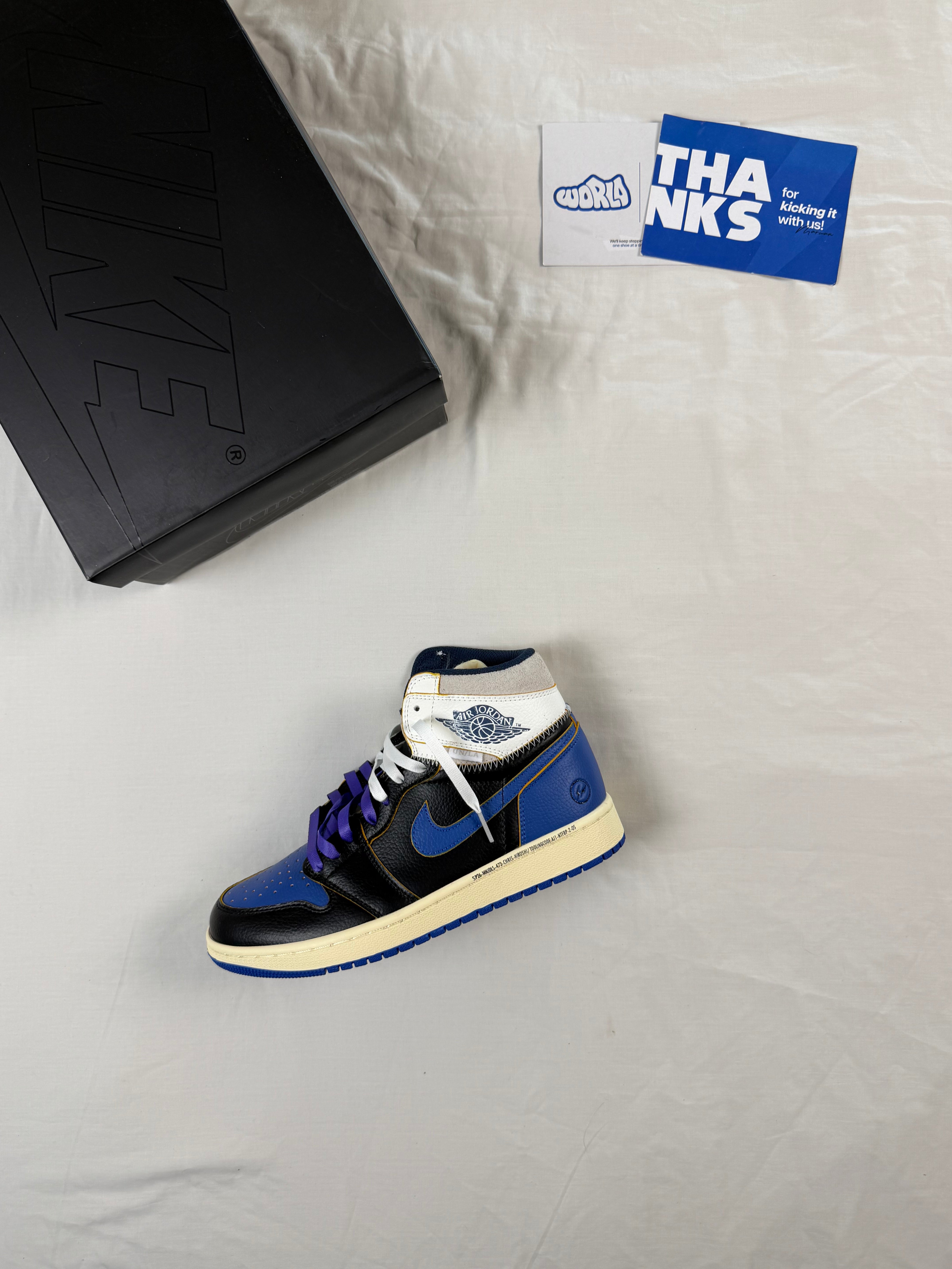 Fragment Design x Union LA x Jordan 1 Retro High OG 'Sport Royal'