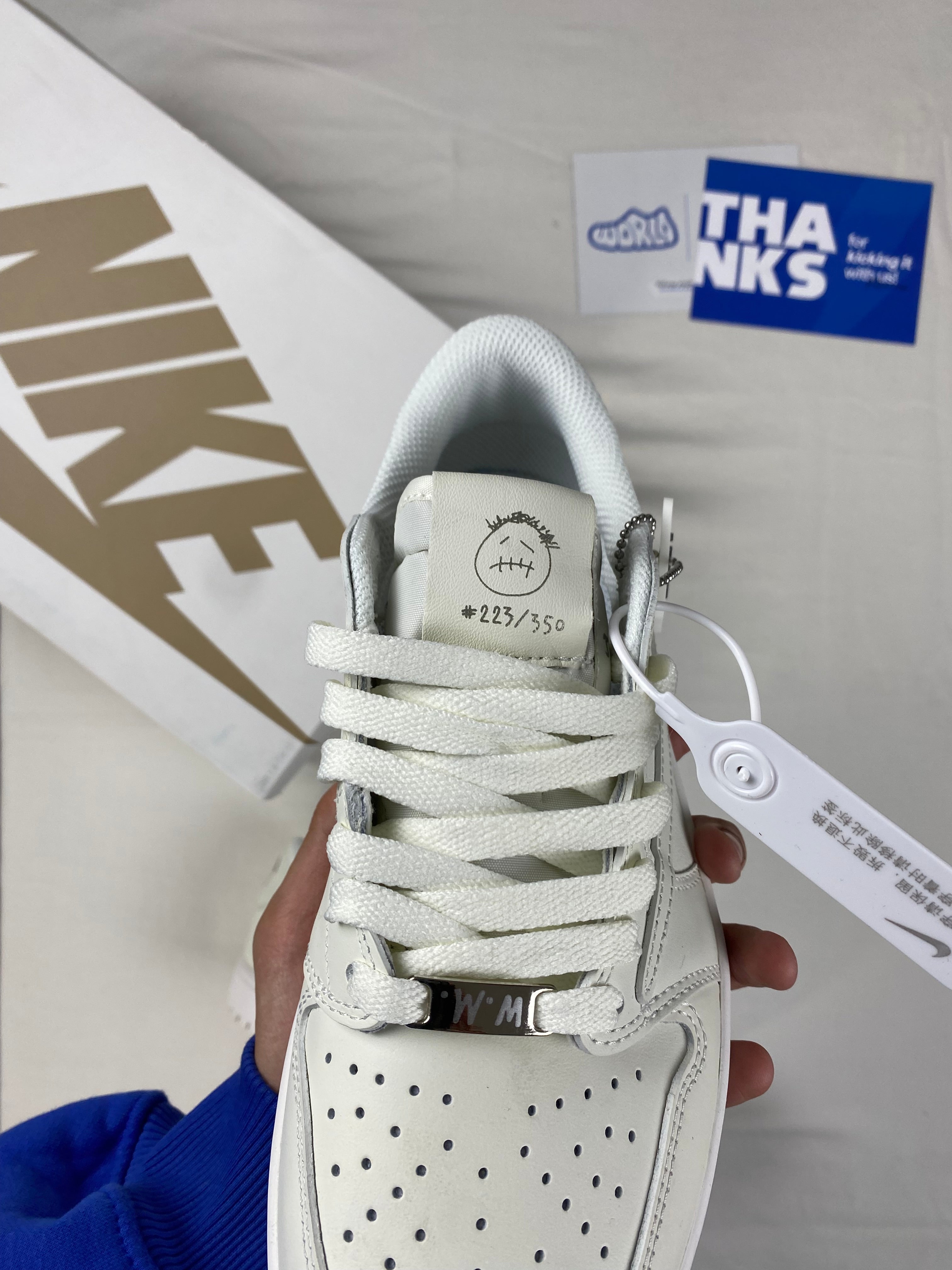 Travis Scott x Jordan 1 Retro Low OG SP 'Michael Rubin White Party' Friends & Family