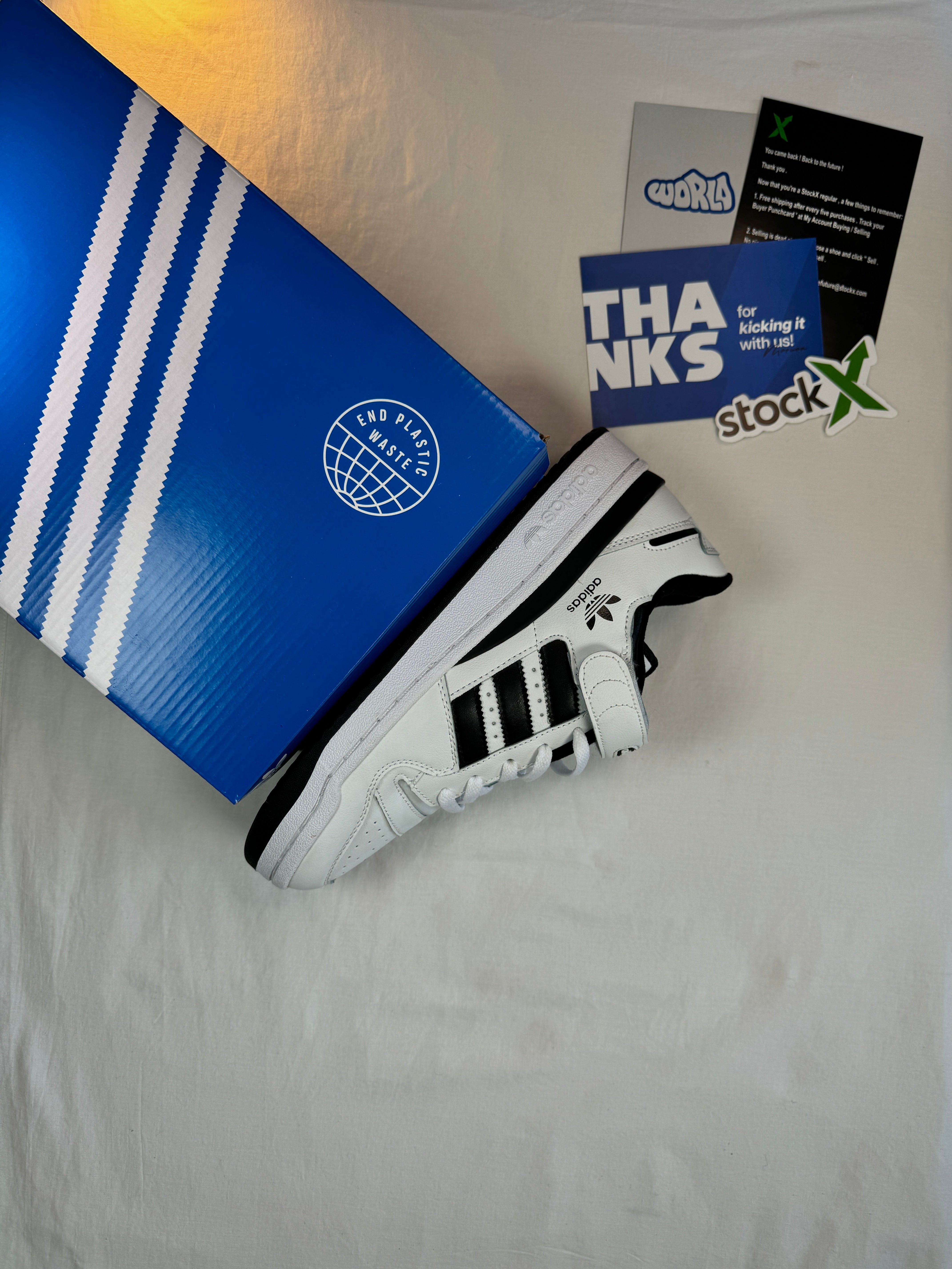 adidas FORUM LOW 'WHITE BLACK'