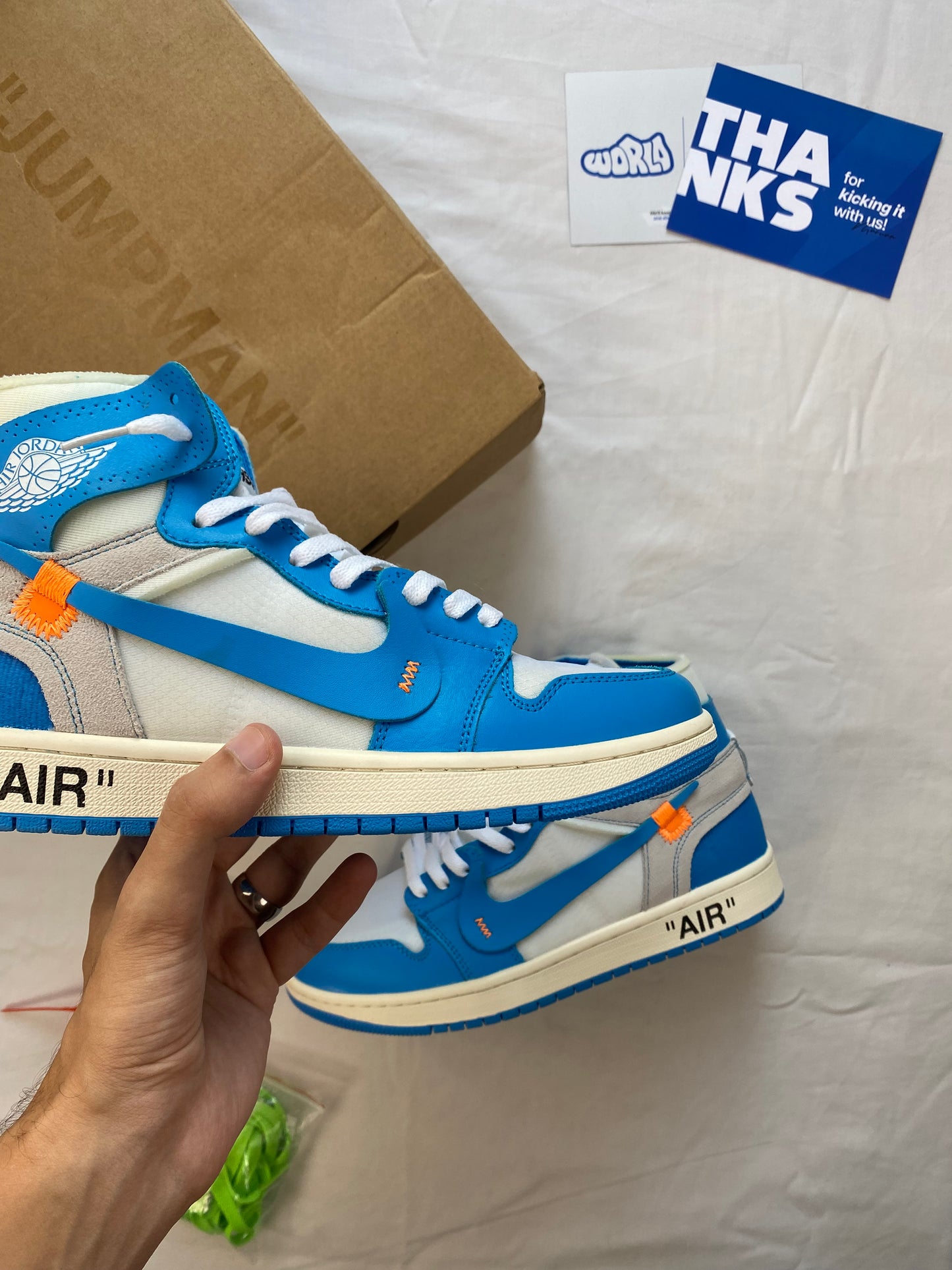 Off-White x Jordan 1 Retro High OG 'UNC'