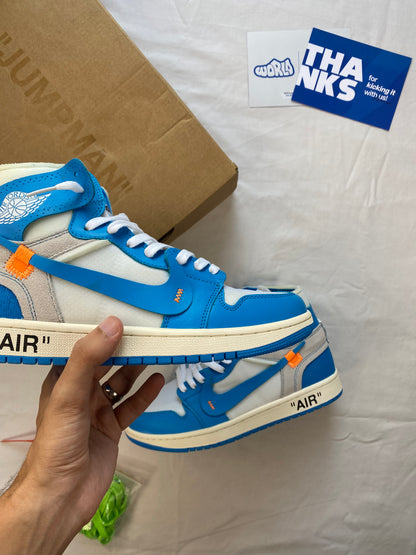 Off-White x Jordan 1 Retro High OG 'UNC'