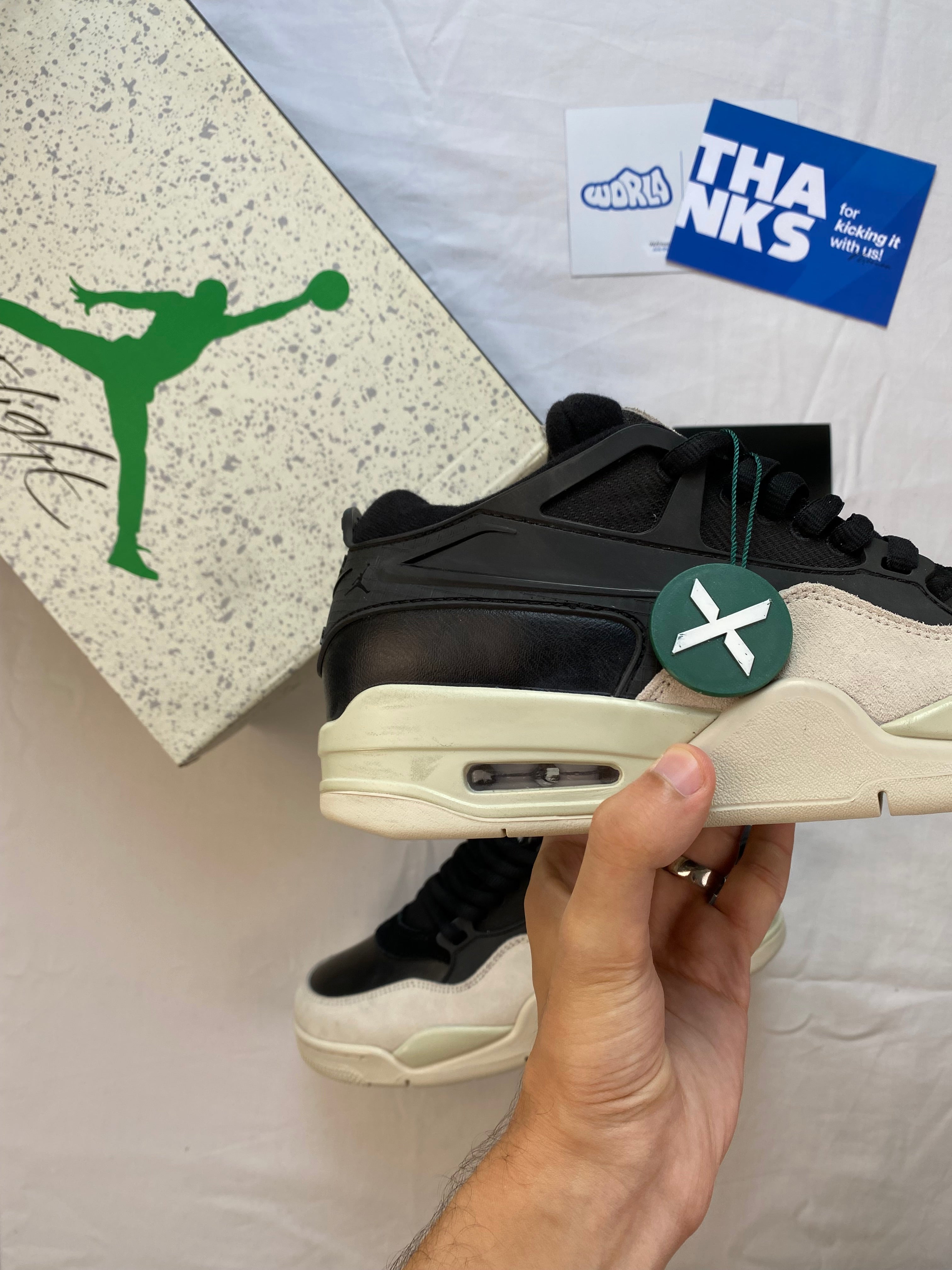 Jordan 4 RM 'Black Light Bone'