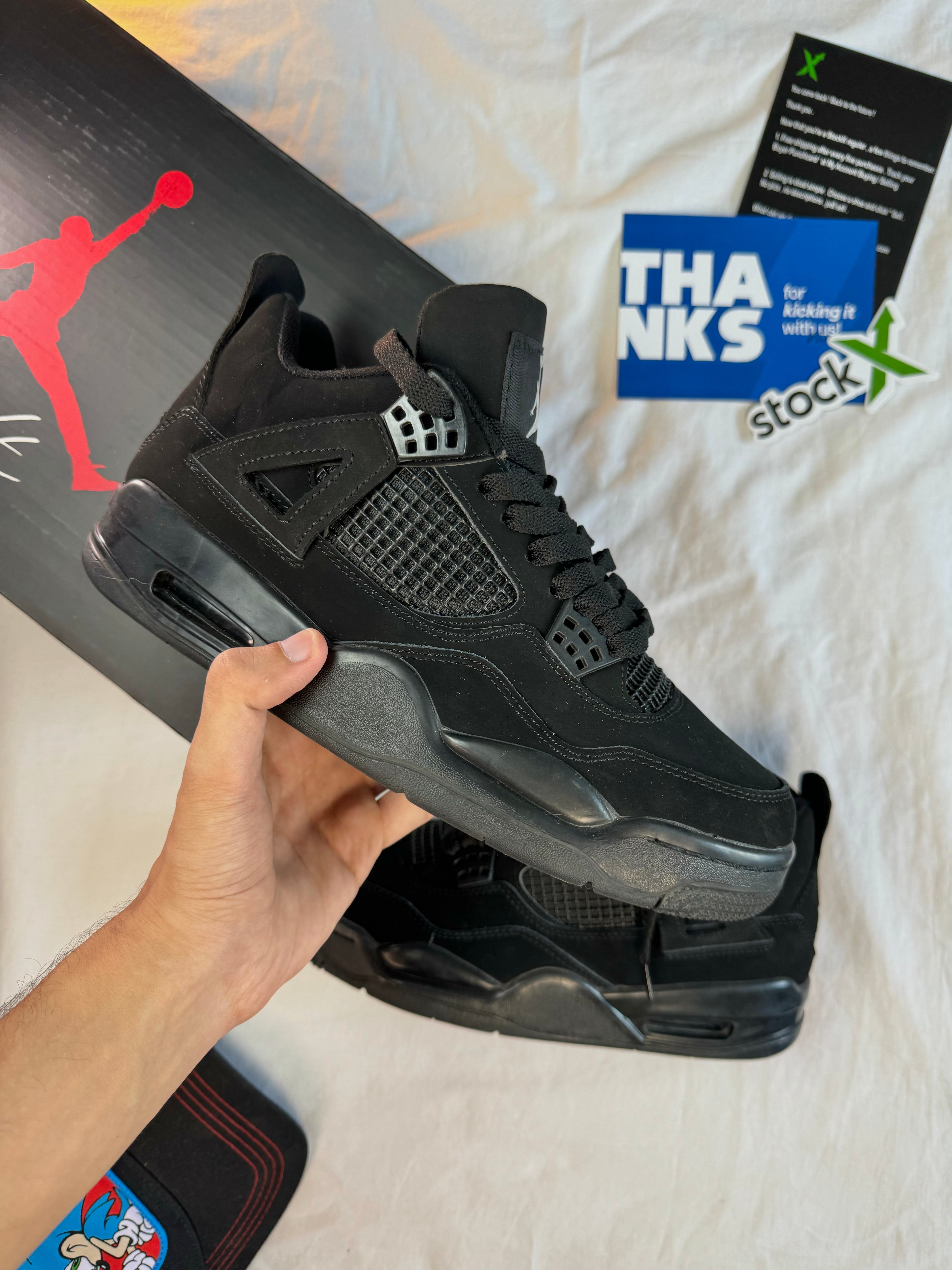 Air Jordan 4 Retro GS 'Black Cat'