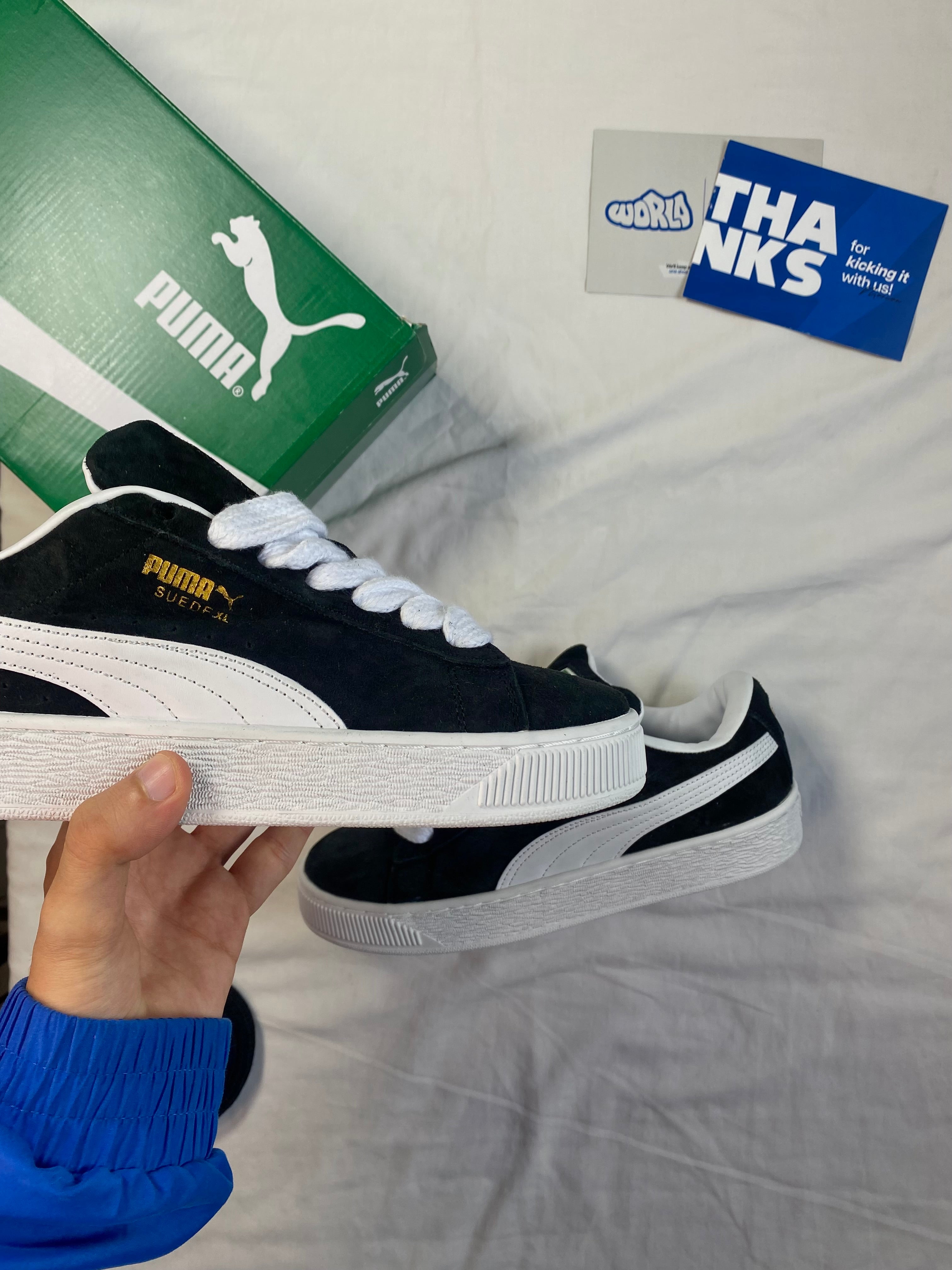 Puma Suede XL 'Black White'