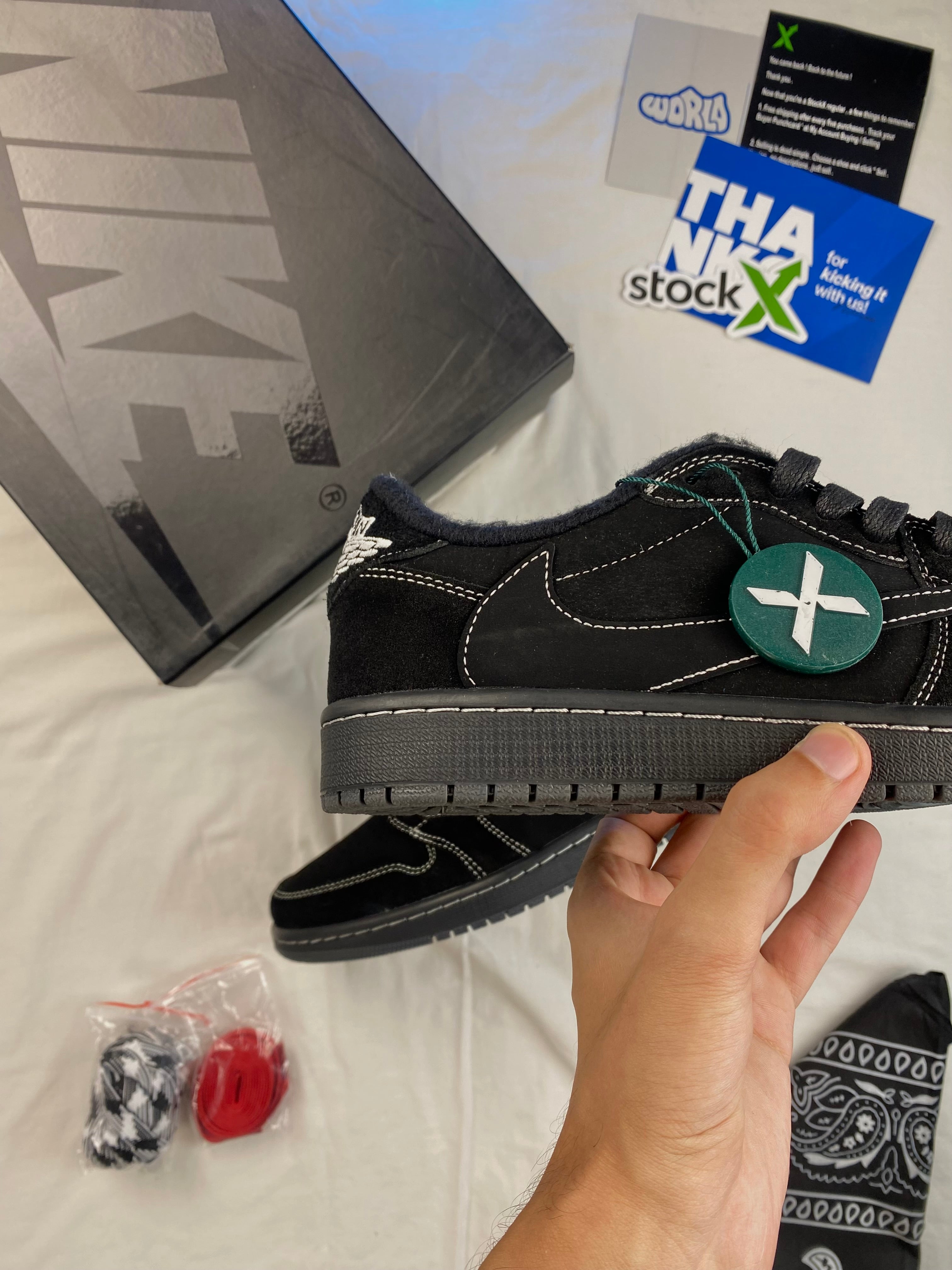 Travis Scott x Air Jordan 1 Low OG SP 'Black Phantom'