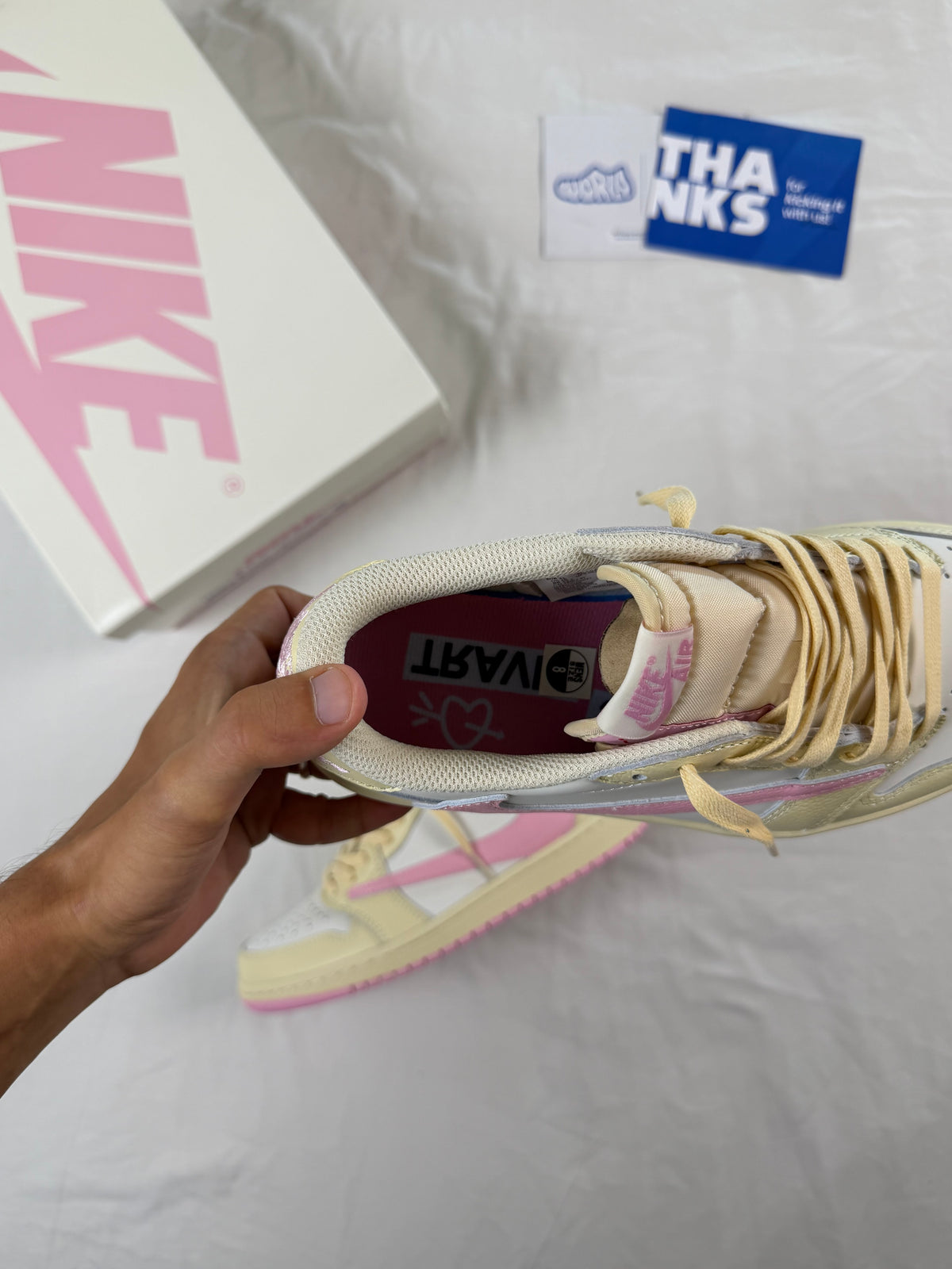 Travis Scott x Jordan 1 Retro Low OG 'Shy Pink'