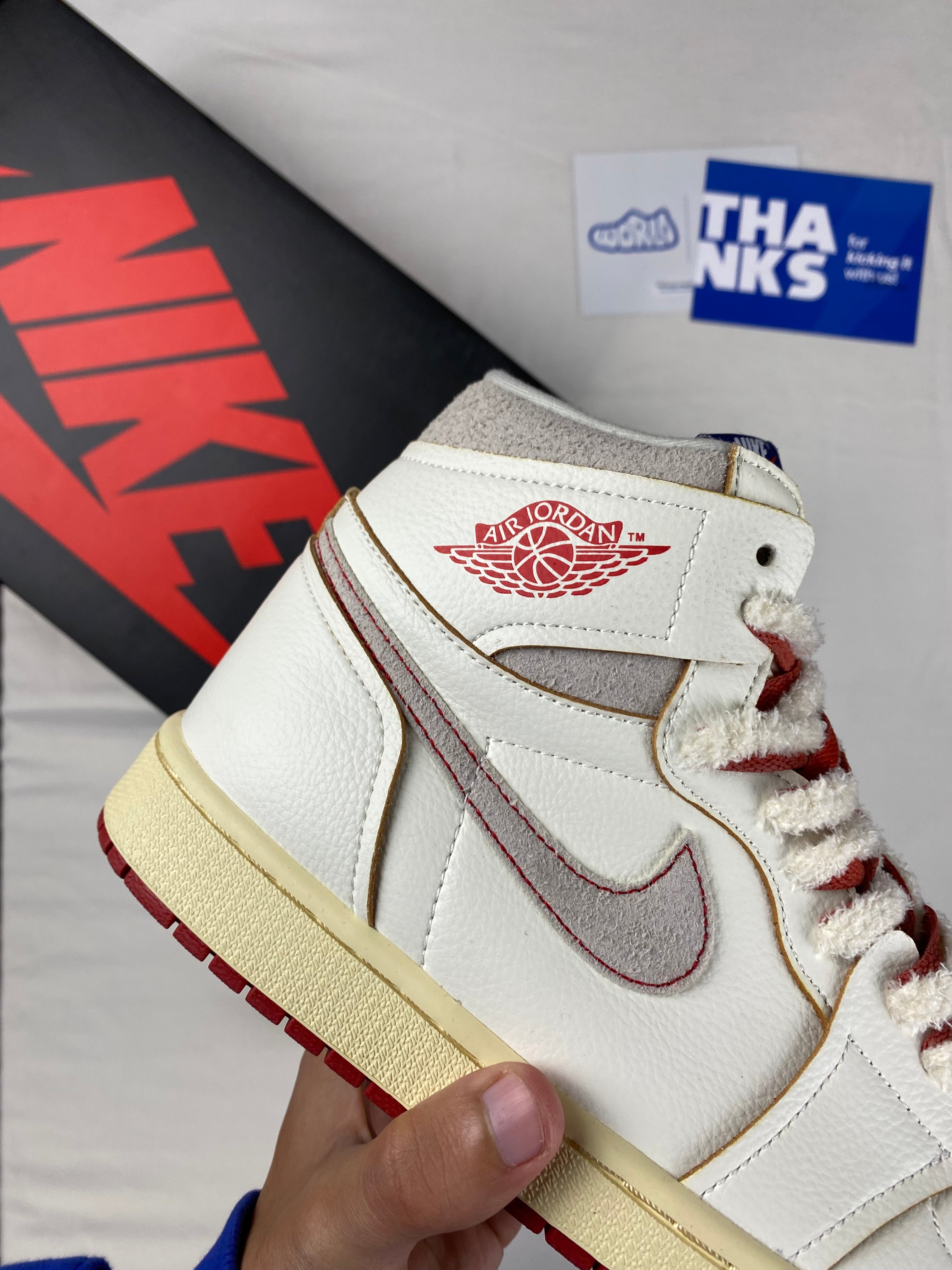 Jordan 1 Retro High OG 'Sail Cinnabar'
