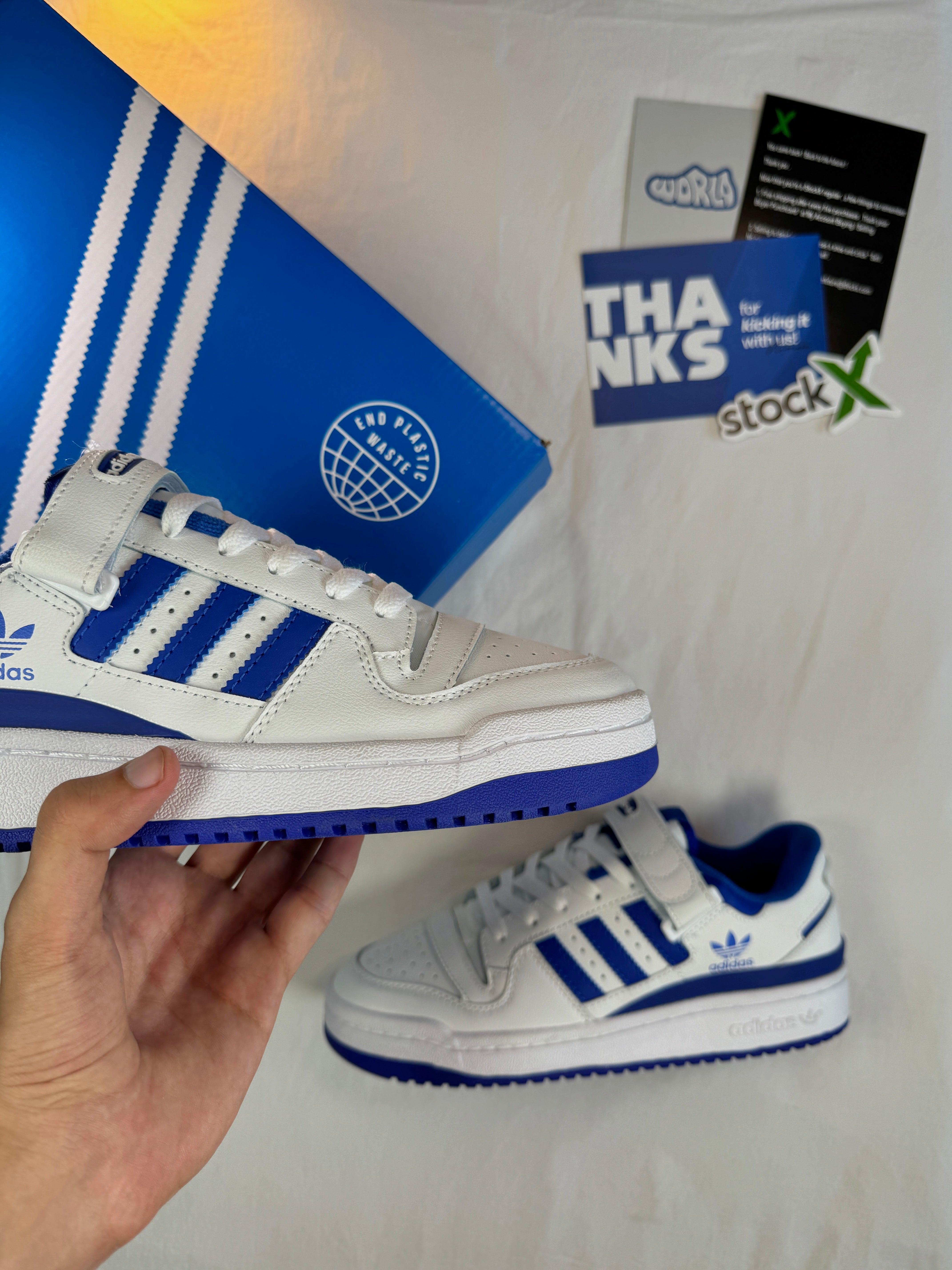 adidas FORUM LOW 'WHITE ROYAL BLUE'